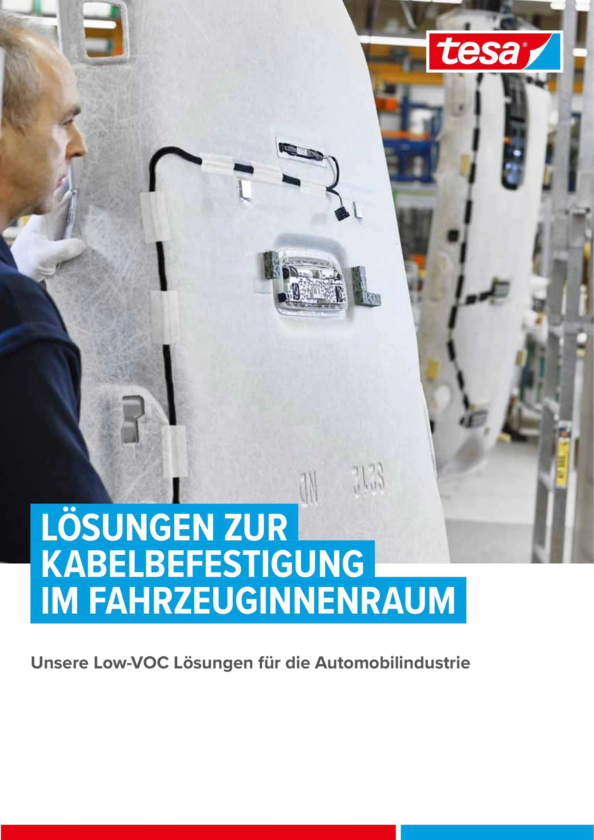 Mit unseren „low VOC Klebebändern“ bieten wir Ihnen ein spezielles Sortiment, um die zunehmend größeren und schwereren Kabelsätze sicher und dauerhaft zu befestigen.