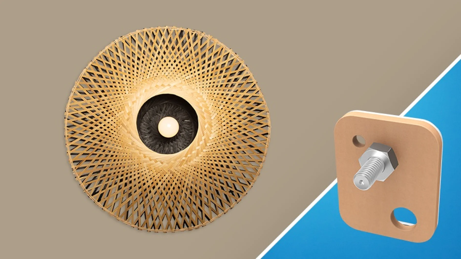 Bambuslampe