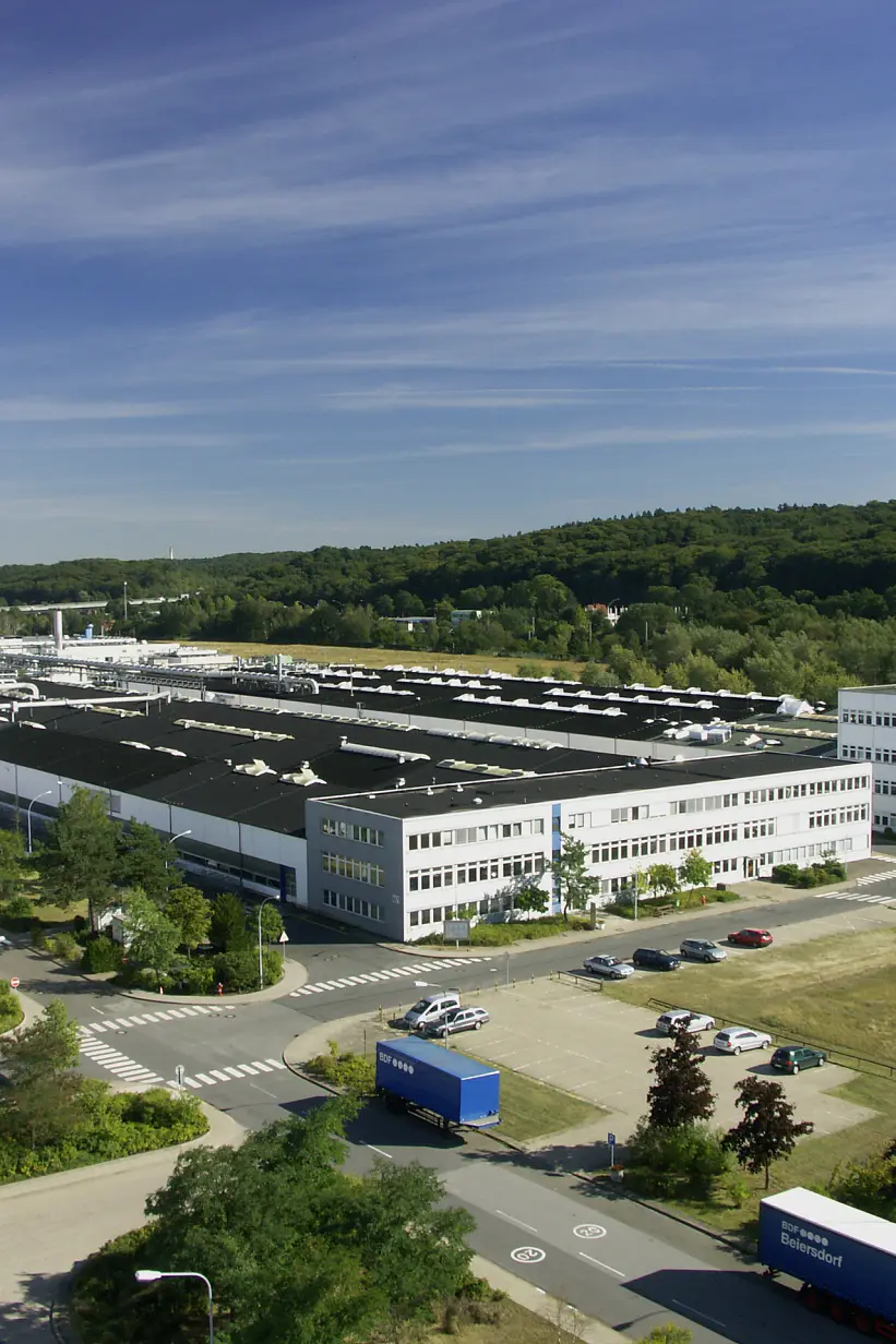 Unser Werk von oben betrachtet.