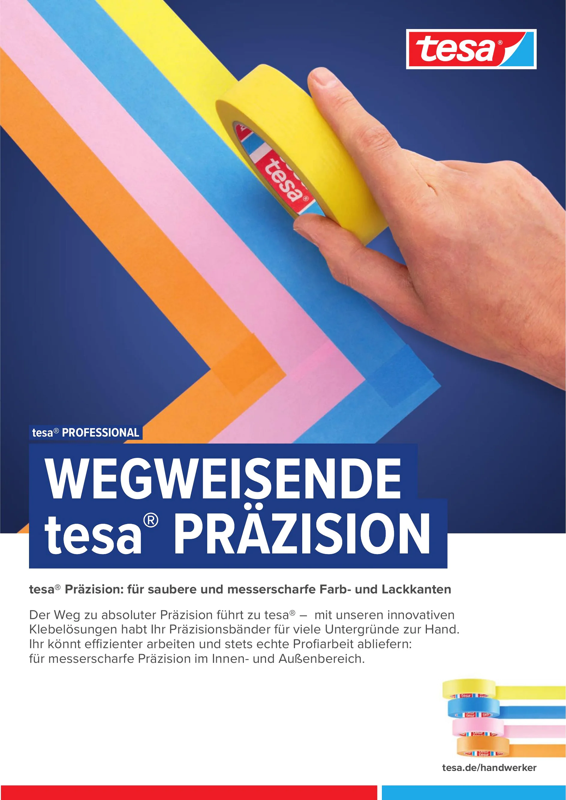 tesa® Professional Präzisionskrepp Salesfolder