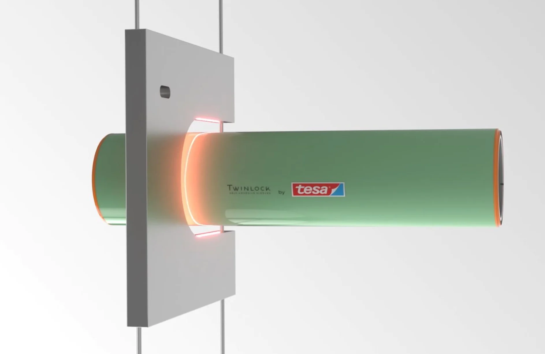 Lasermessung mit tesa® Twinlock