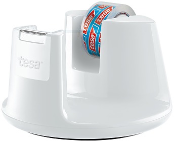 Dank des innovativen tesa® Stop Pads steht der Abroller sicher auf dem Schreibtisch und kann ohne Verrutschen mit einer Hand bedient werden. Für alle Rollen bis 33 m x 19 mm, 5,99 Euro.