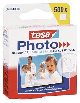 weiß beidseitig klebend tesa Photo Foto-Klebepads