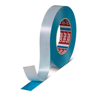 tesa 51917 repulpable double sided splicing tape blue 519170001700