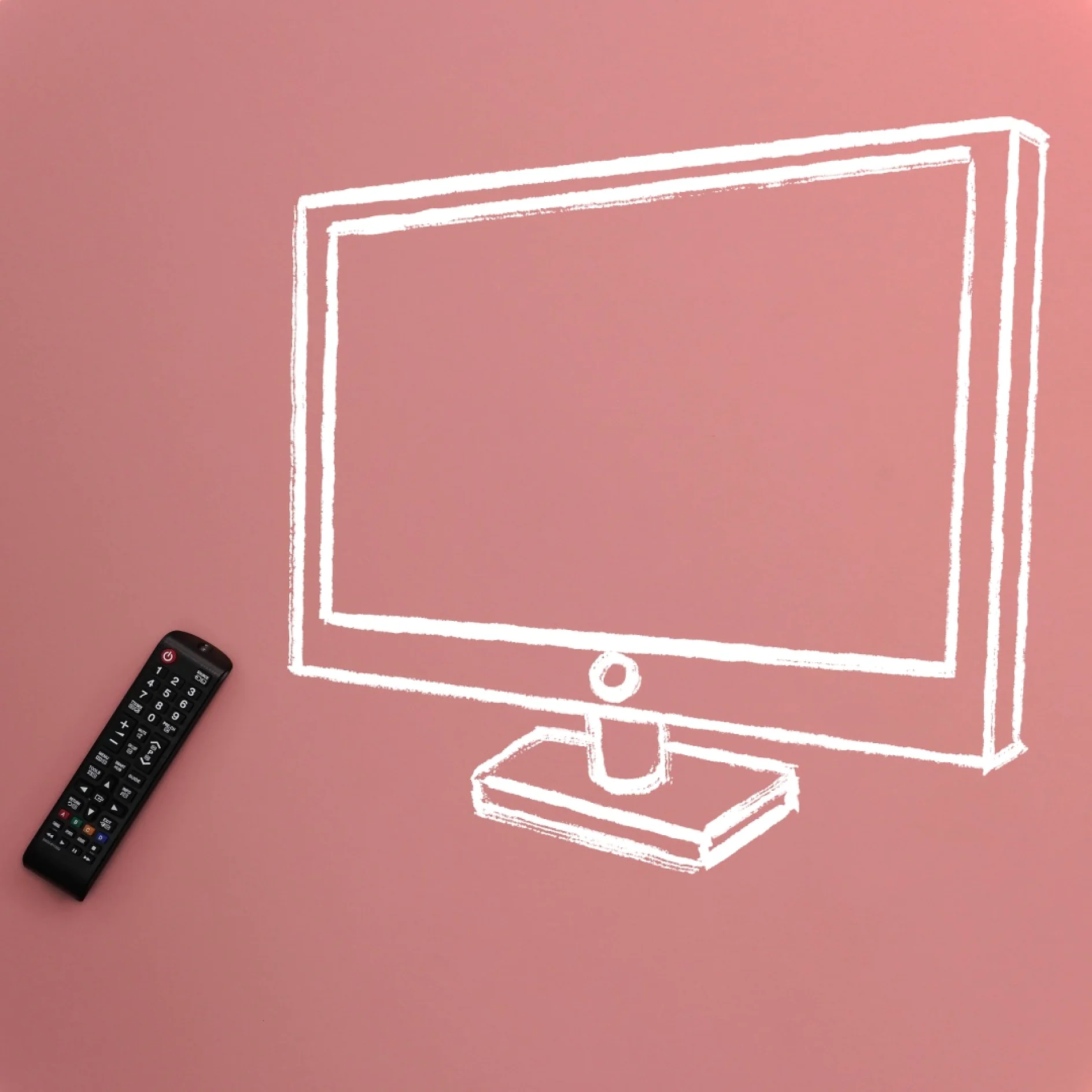 Aufräumen, Step 1: TV und Fernbedienung