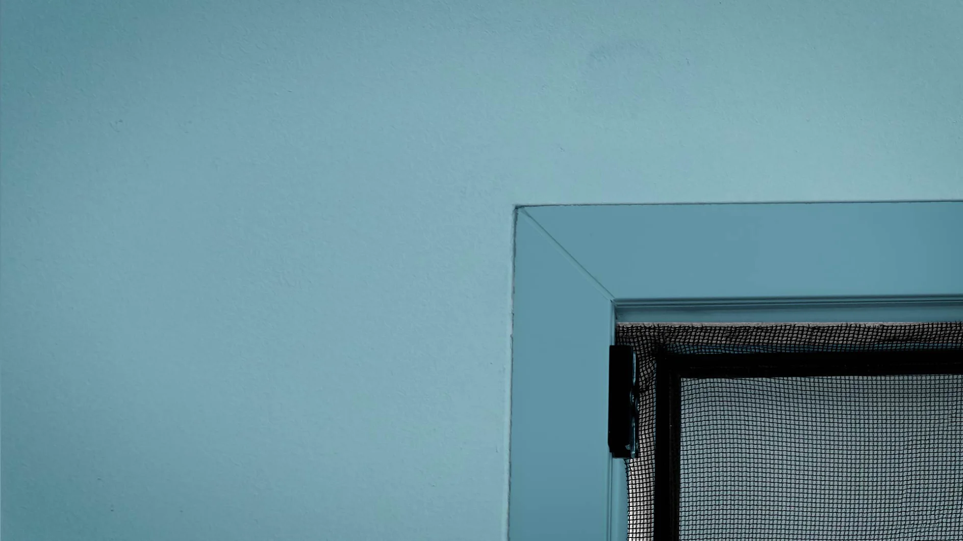 Fliegengitter Montage Anleitung, Step 4: Netz wird abgeschnitten