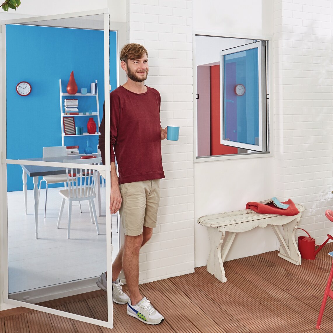 tesa® Insect Stop Fliegengitter ALU Comfort TÜREN - tesa