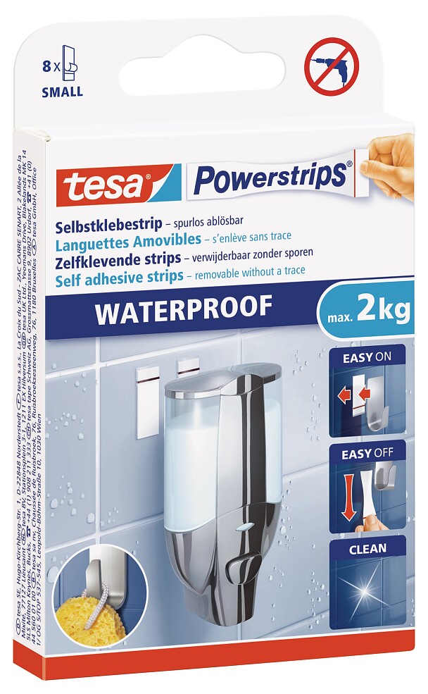 tesa Powerstrips® Waterproof Strips tesa