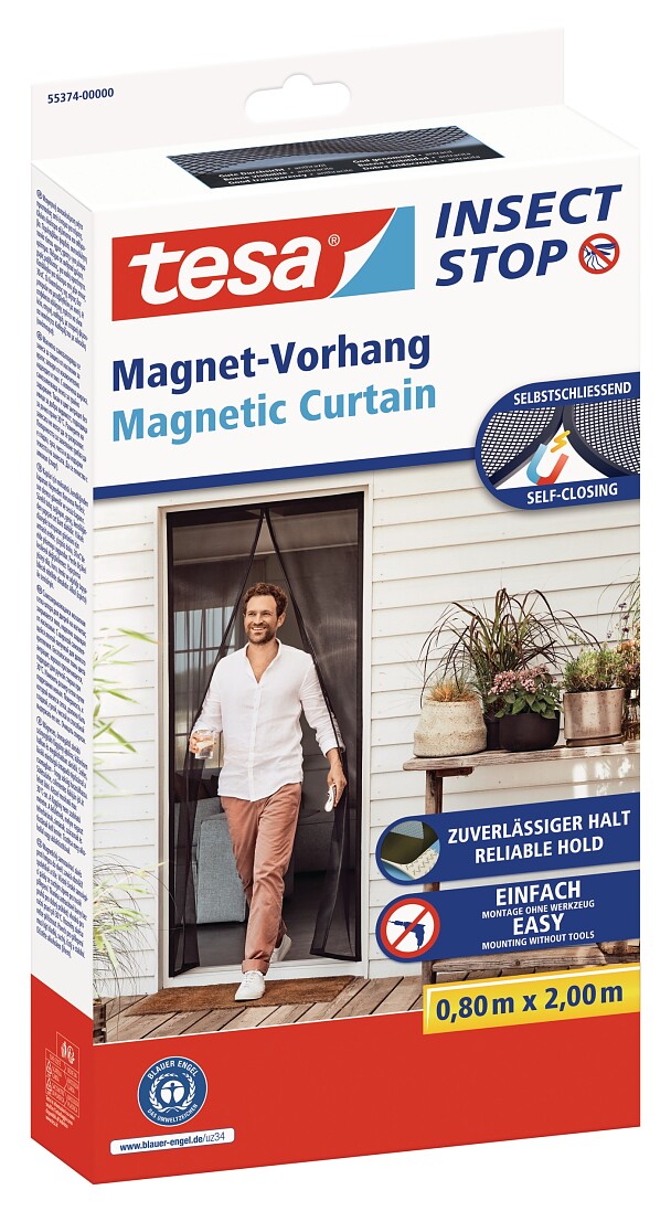 Tesusa Insect tesa® Insect Stop selbstschließender Magnetvorhang - tesa