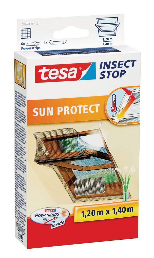 tesa® Insect Stop Fliegengitter Sonnenschutz für Dachfenster - tesa