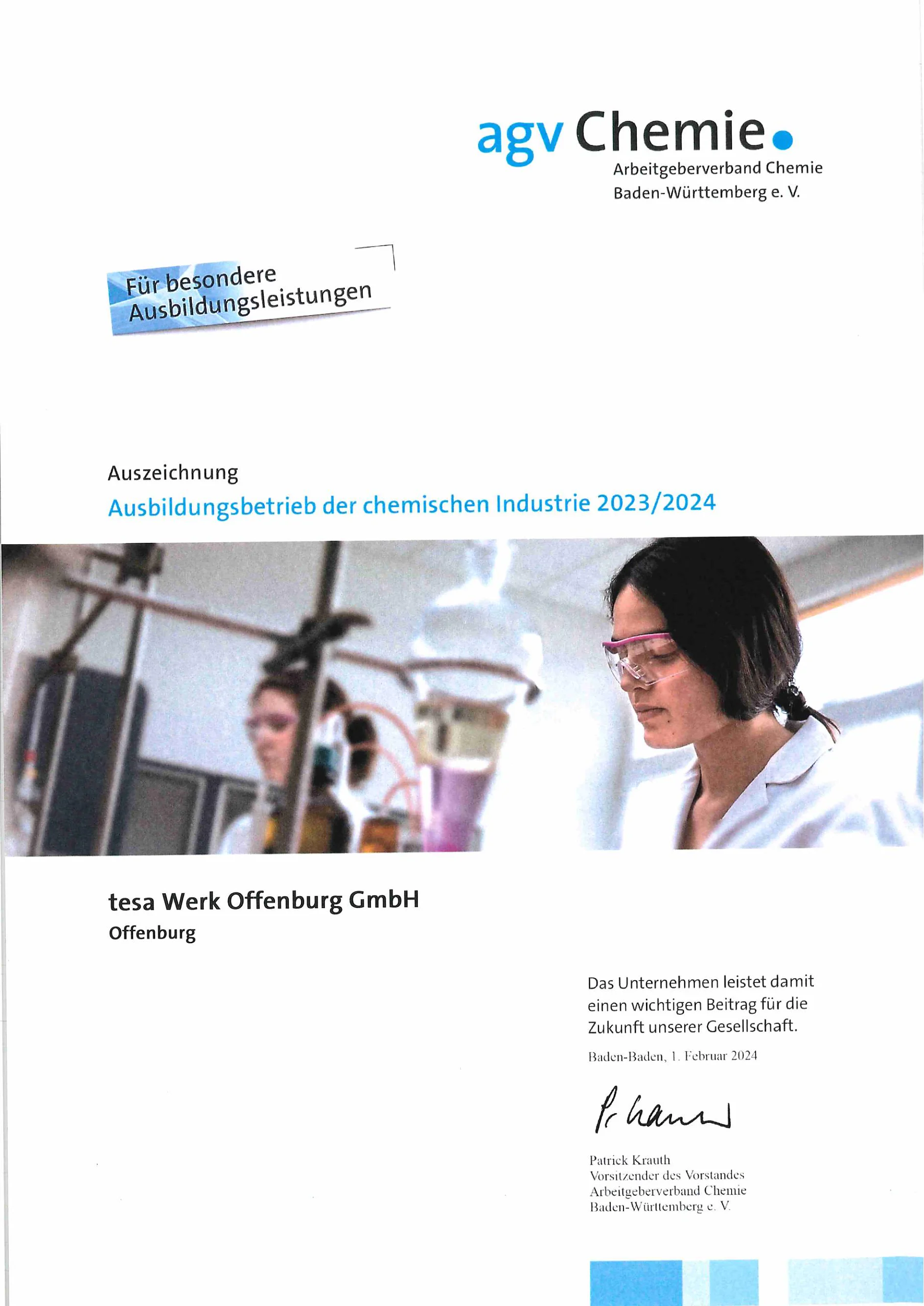 Arbeitgeberverband Chemie Baden-Württemberg e.V.