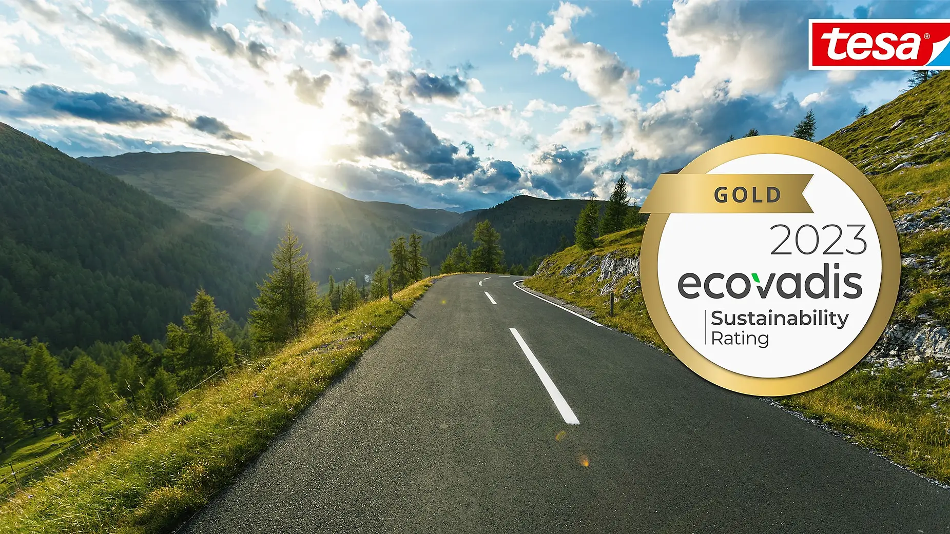 tesa erhält den EcoVadis Goldstatus und gehört damit zu den Top 2 Prozent der ausgezeichneten Unternehmen in seiner Branche.