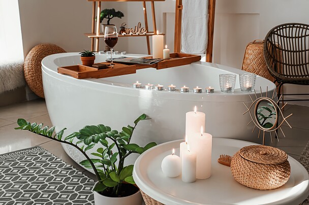Deko-Tipps für Dusche & Badewanne - Sicherheit & Wohlfühlatmosphäre vereint