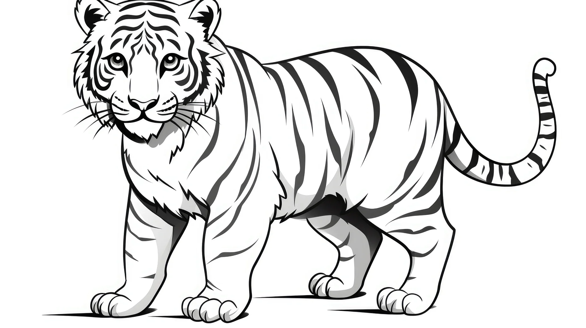 Tiger Ausmalbilder – Spaß für Kinder | Gratis Download