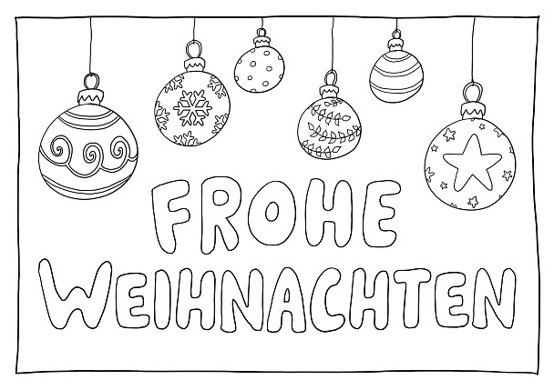Christbaumkugeln Ausmalbilder - Weihnachten Malvorlagen