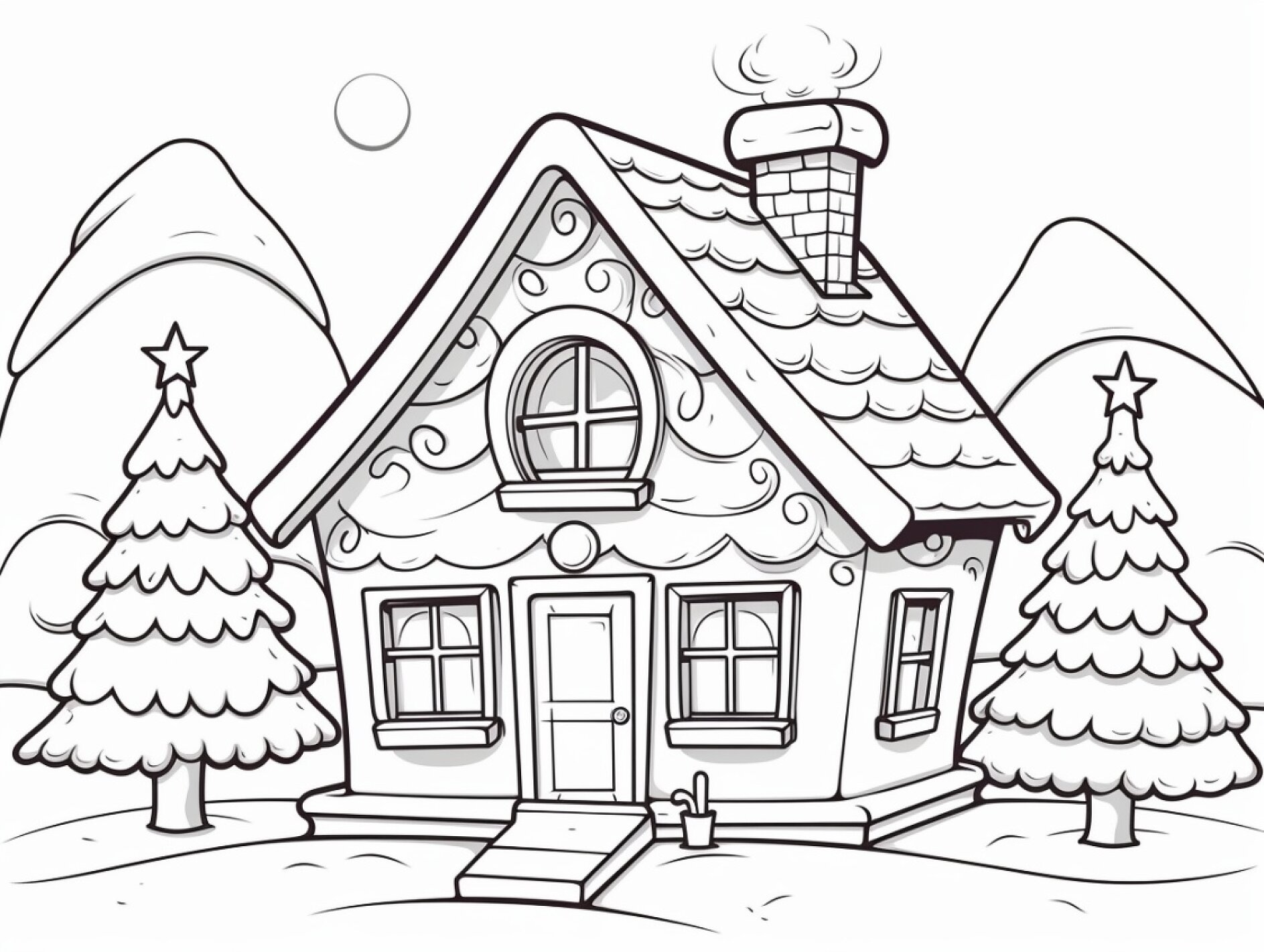 Weihnachtliche Malvorlagen - Festliche Stimmung verbreiten