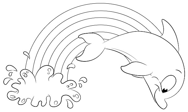 Delfin Ausmalbilder Kostenlos: Kreativer Spaß für Jung und Alt!