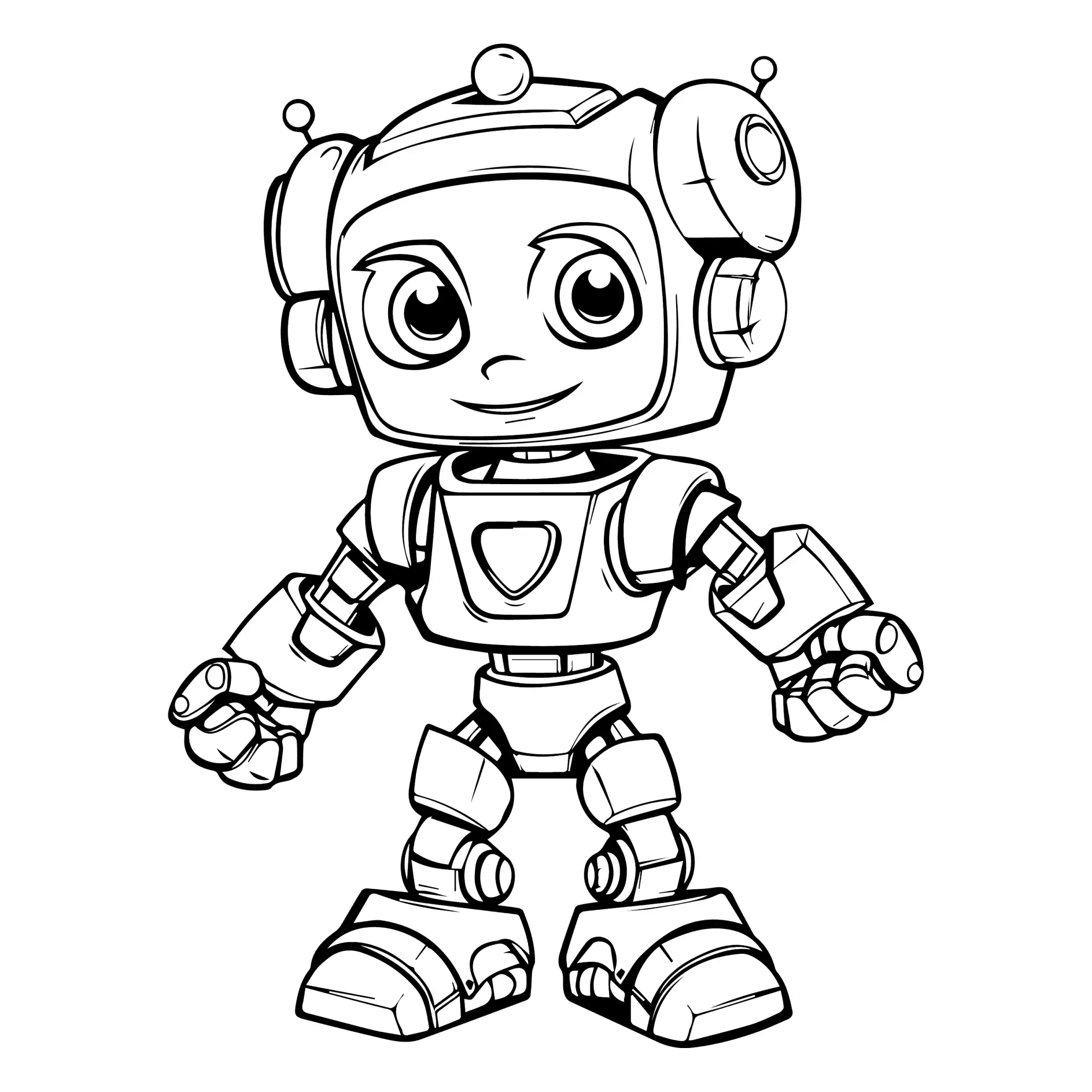 cartoon_coloring_pages_robot