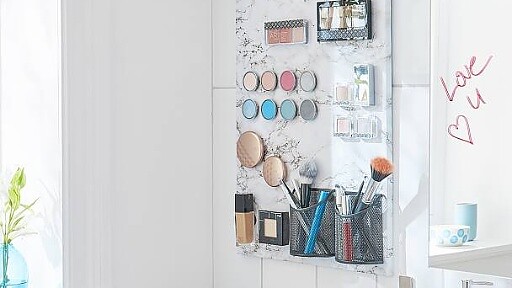 Makeup Board & Kosmetik Aufbewahrung Ideen