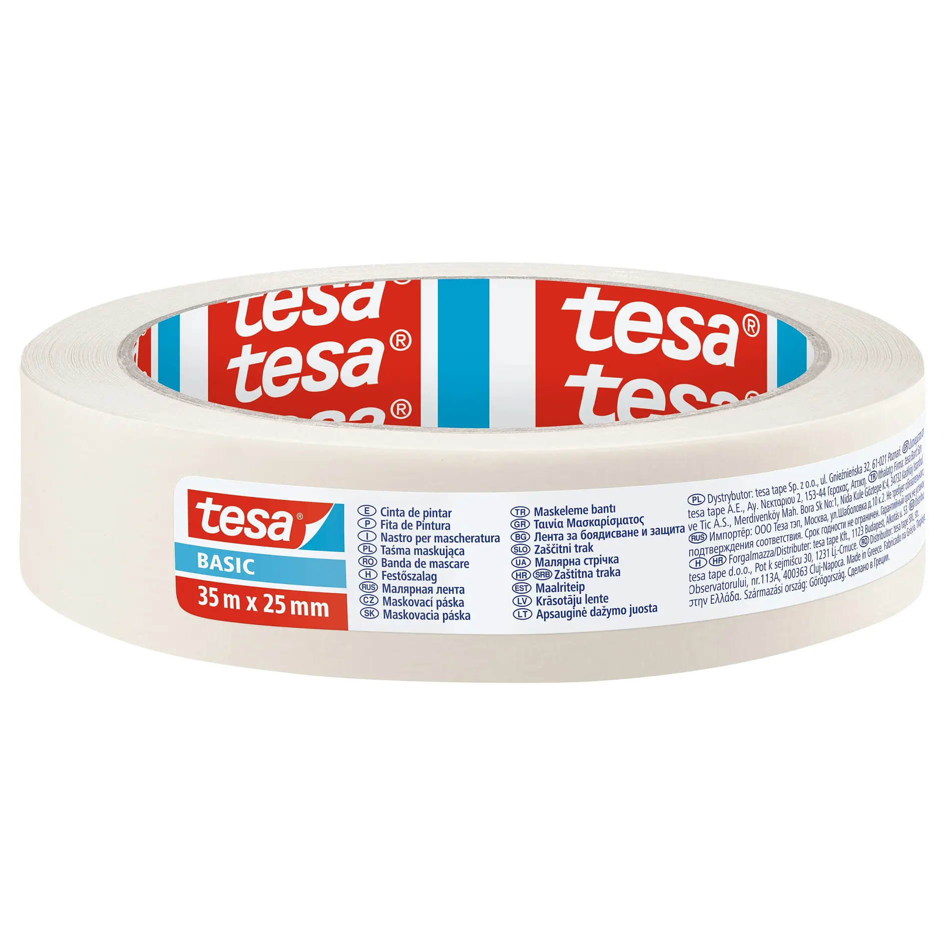 [en-en] tesa Basic masking tape, 35m x 25mm, LI422