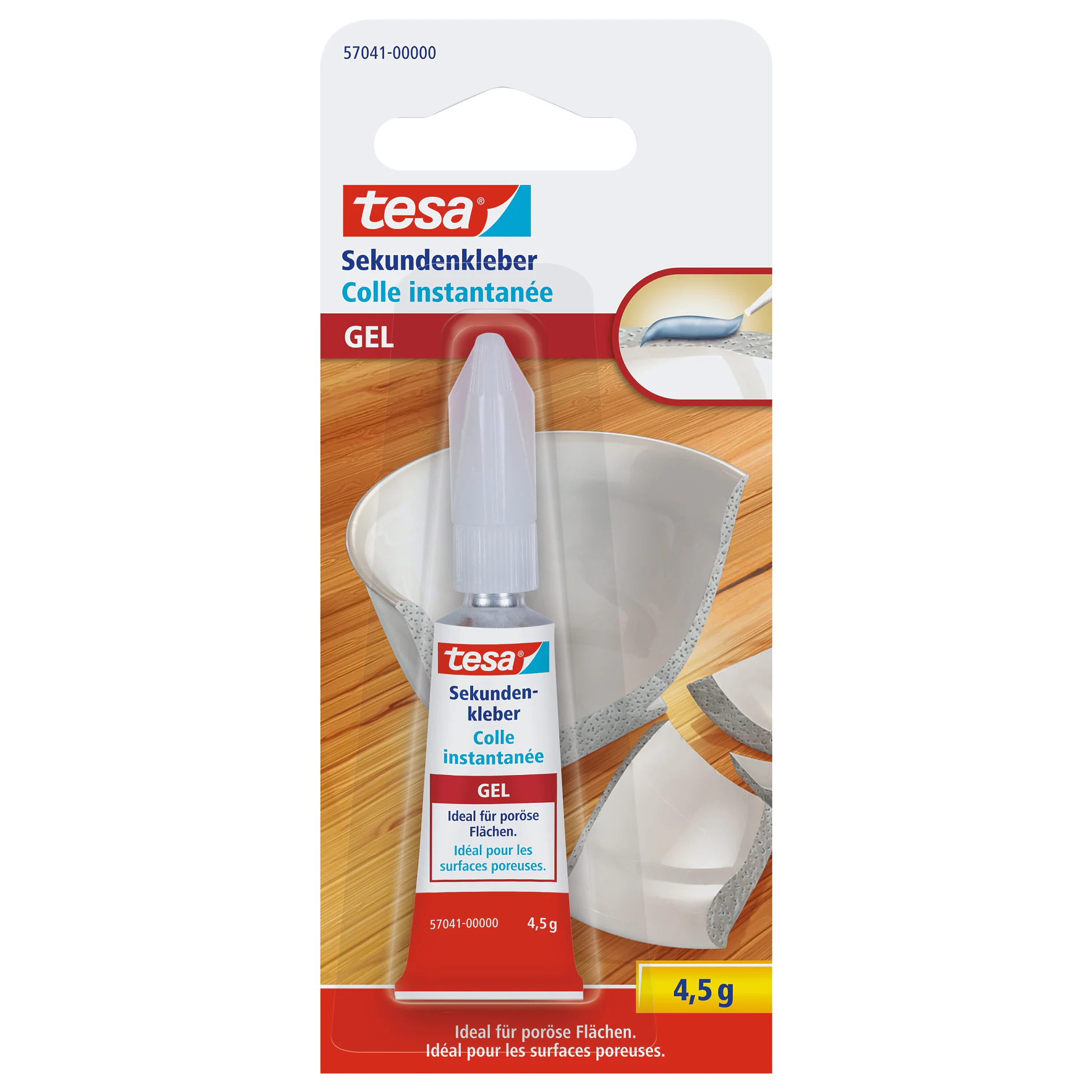 [en-en] tesa instant glue Gel, 4,5g, Blister, (D, F, I)