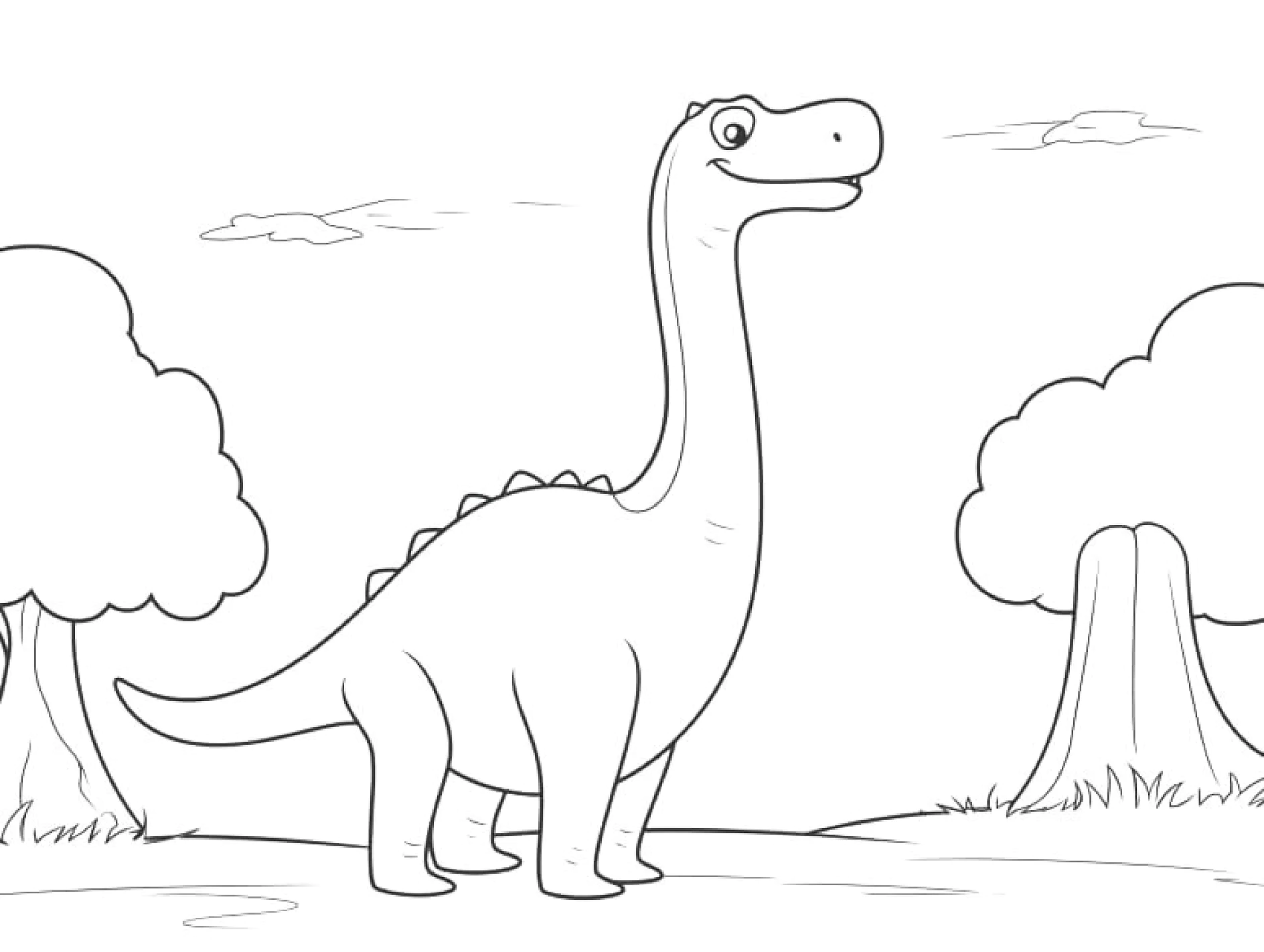 Malvorlagen Dinosaurier zum kostenlosen Download