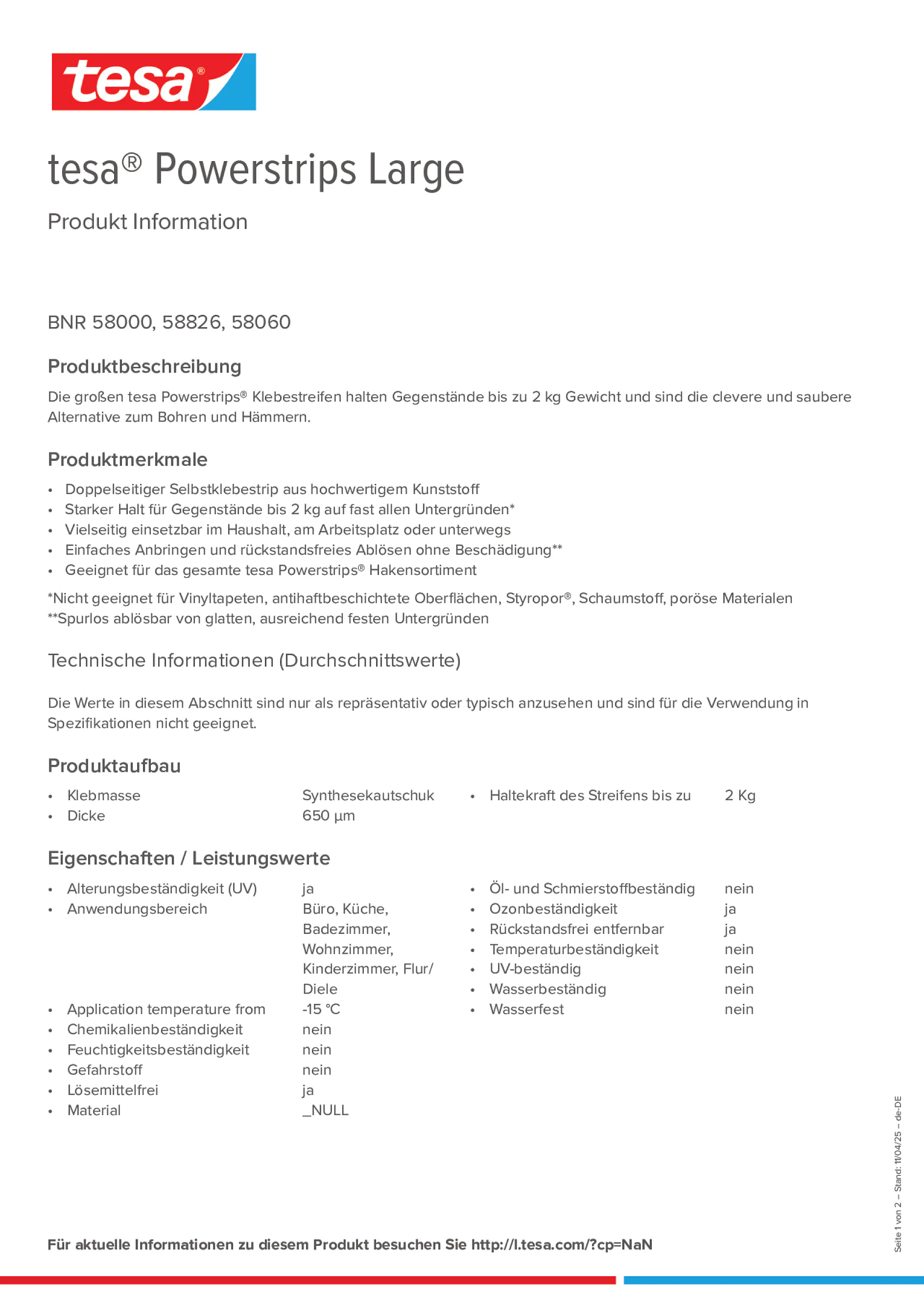 Product information_tesa® Powerstrips 58060_de-DE