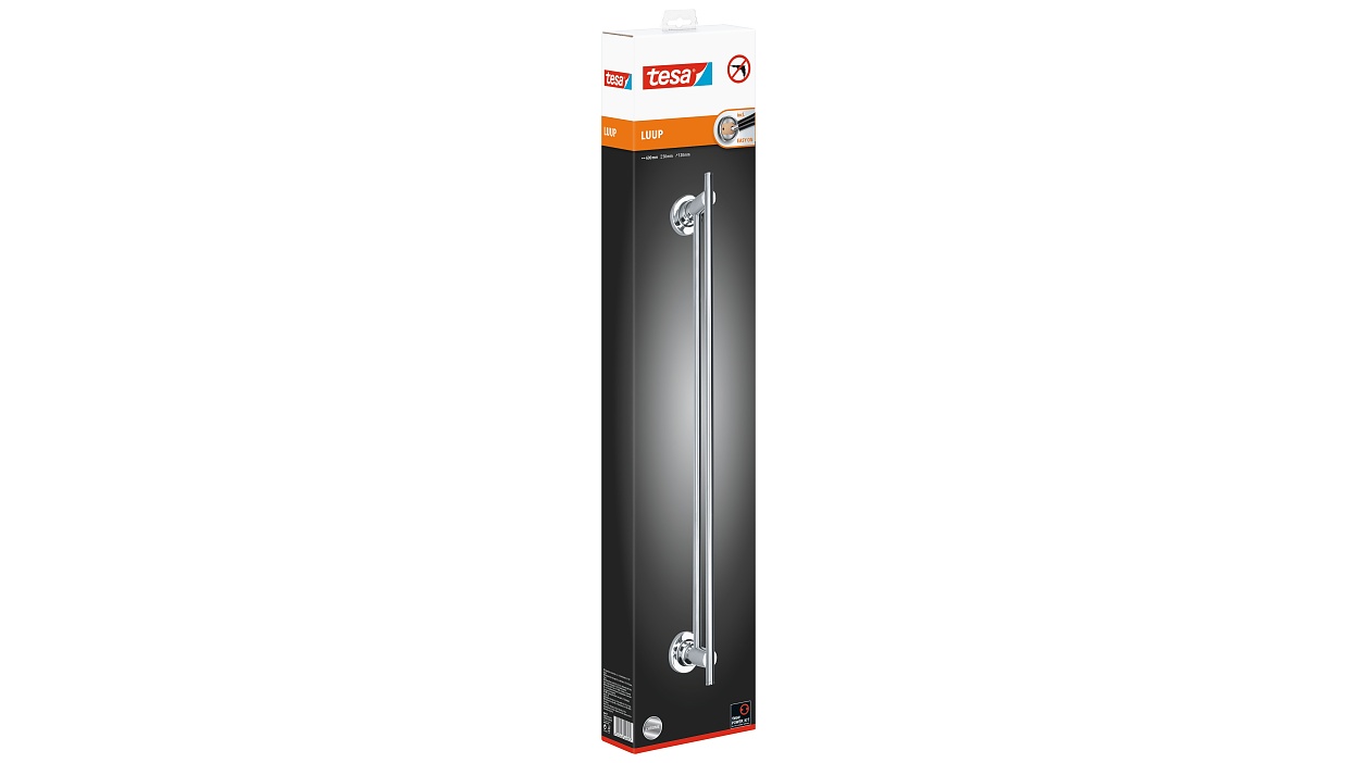 [en-en] tesa Luup Bath Towel Rod Double