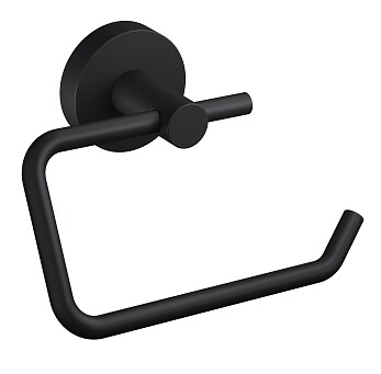 Toilettenpapierhalter ohne Bohren, schwarz matt | tesa® MOON BLACK