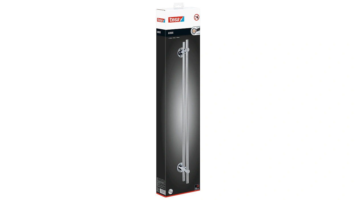 [en-en] tesa Loxx Bath Towel Rod Double