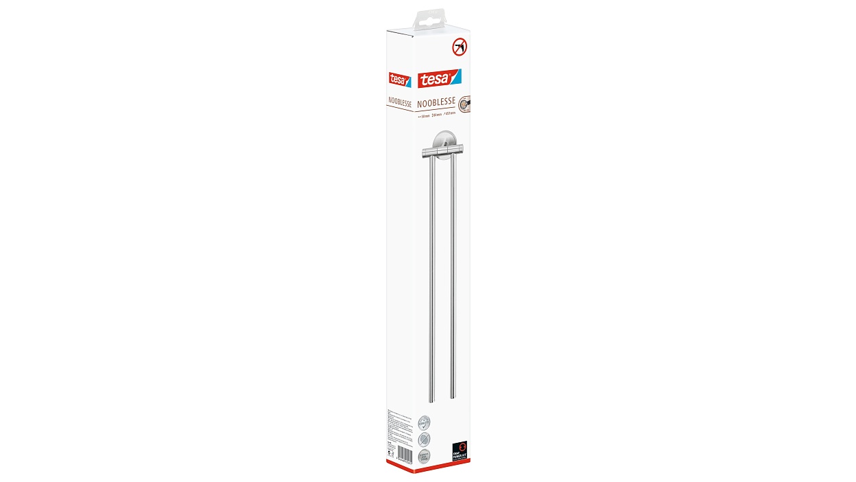 [en-en] tesa Nooblesse 2-Armed Towel Holder