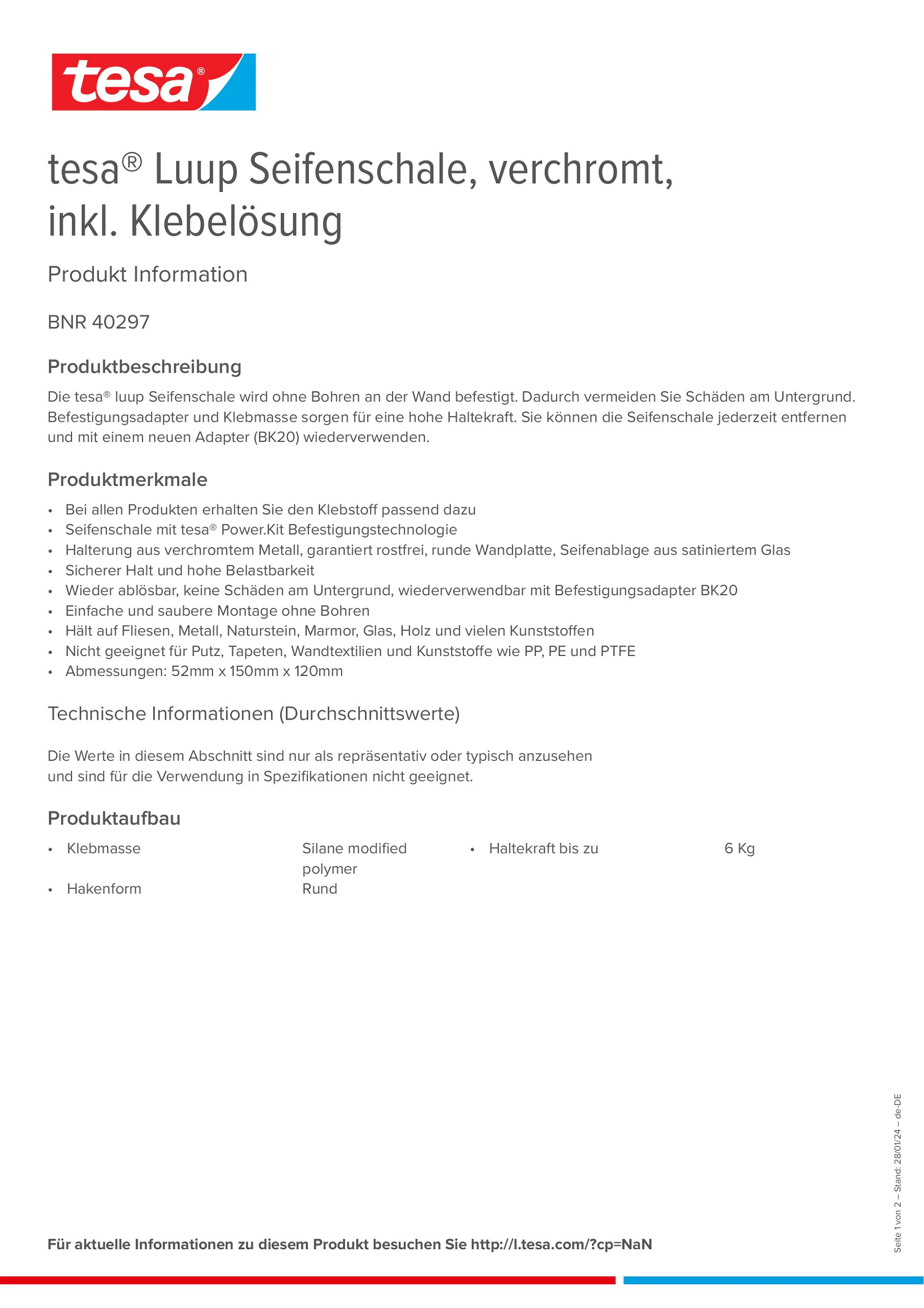 Product information_tesa® 40297_de-DE
