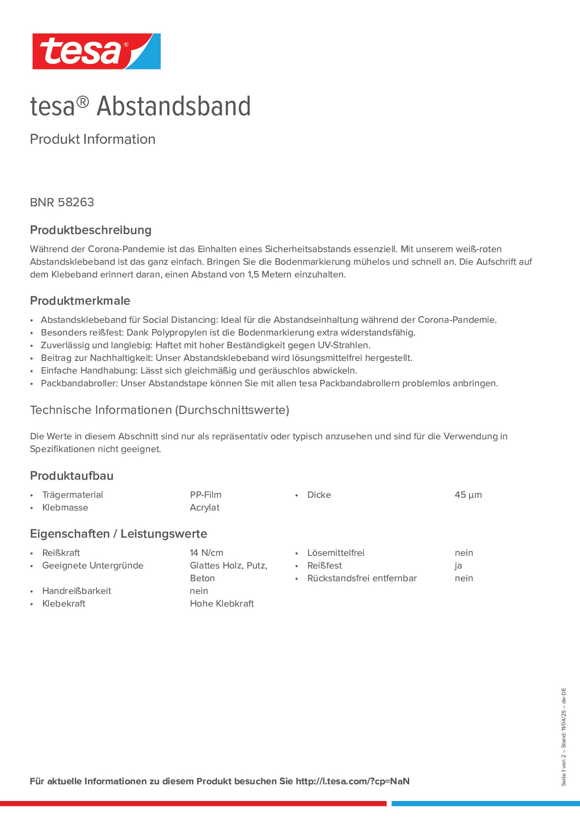 Product information_tesa® 58263_de-DE