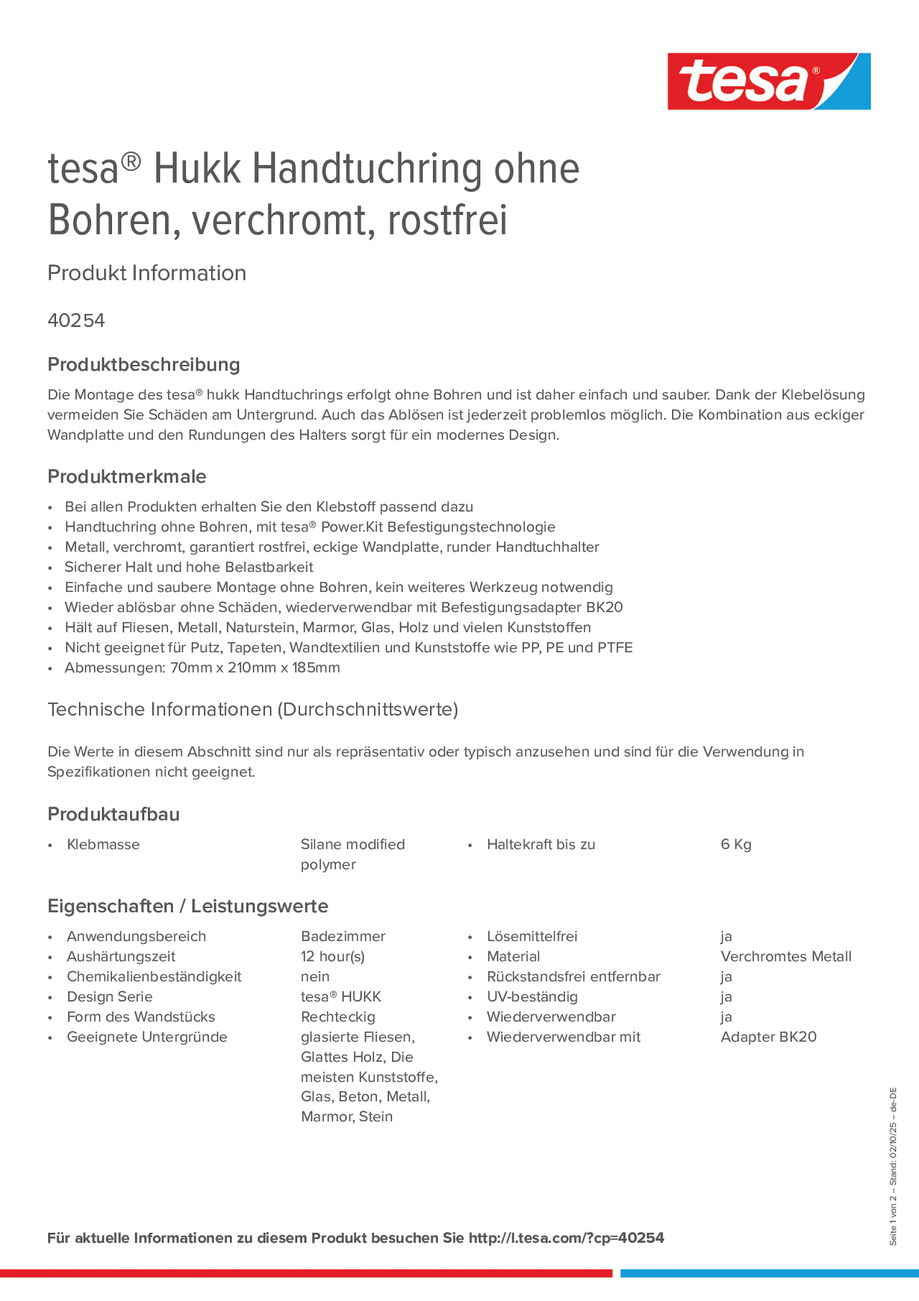 Product information_tesa® 40254_de-DE