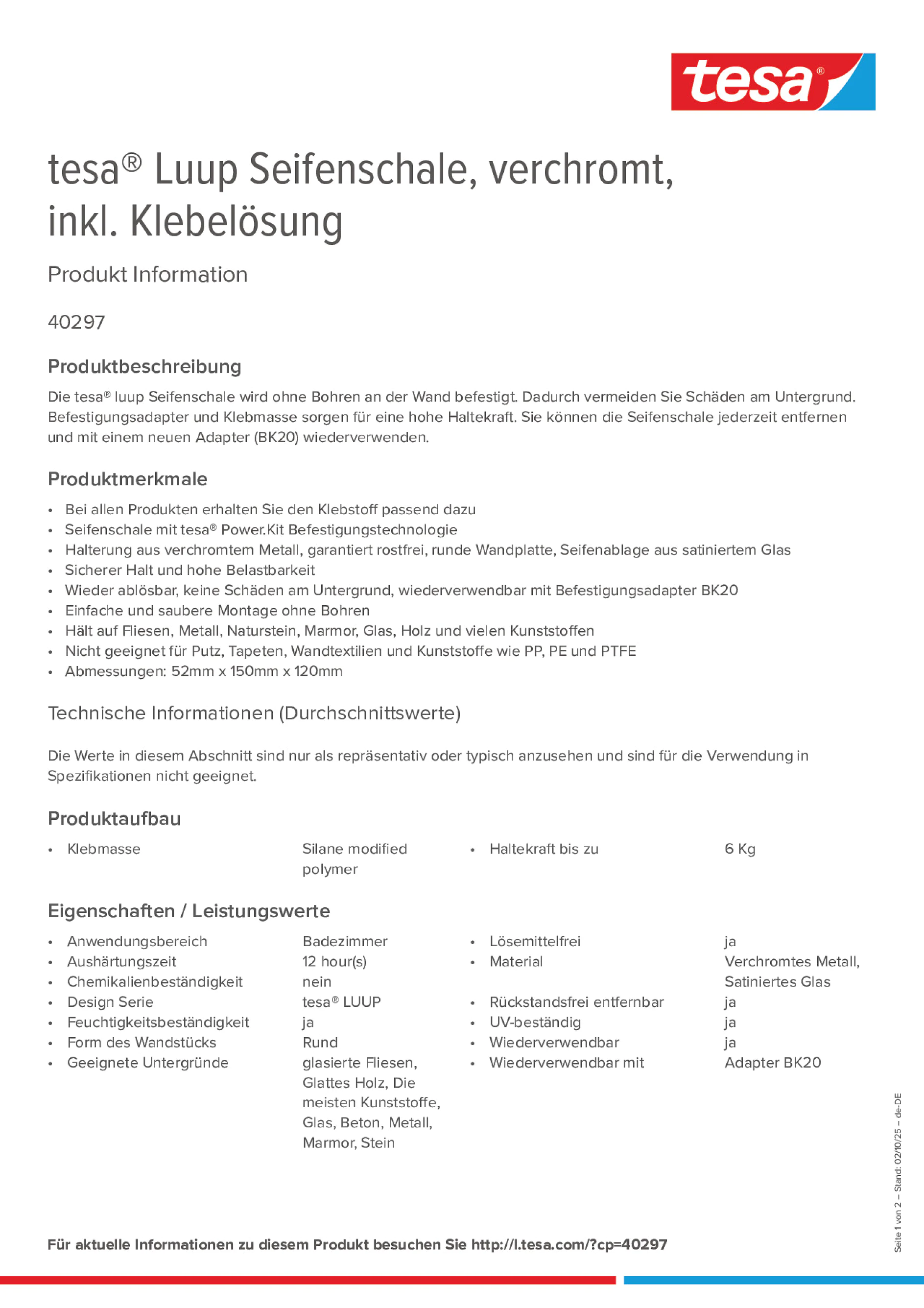 Product information_tesa® 40297_de-DE