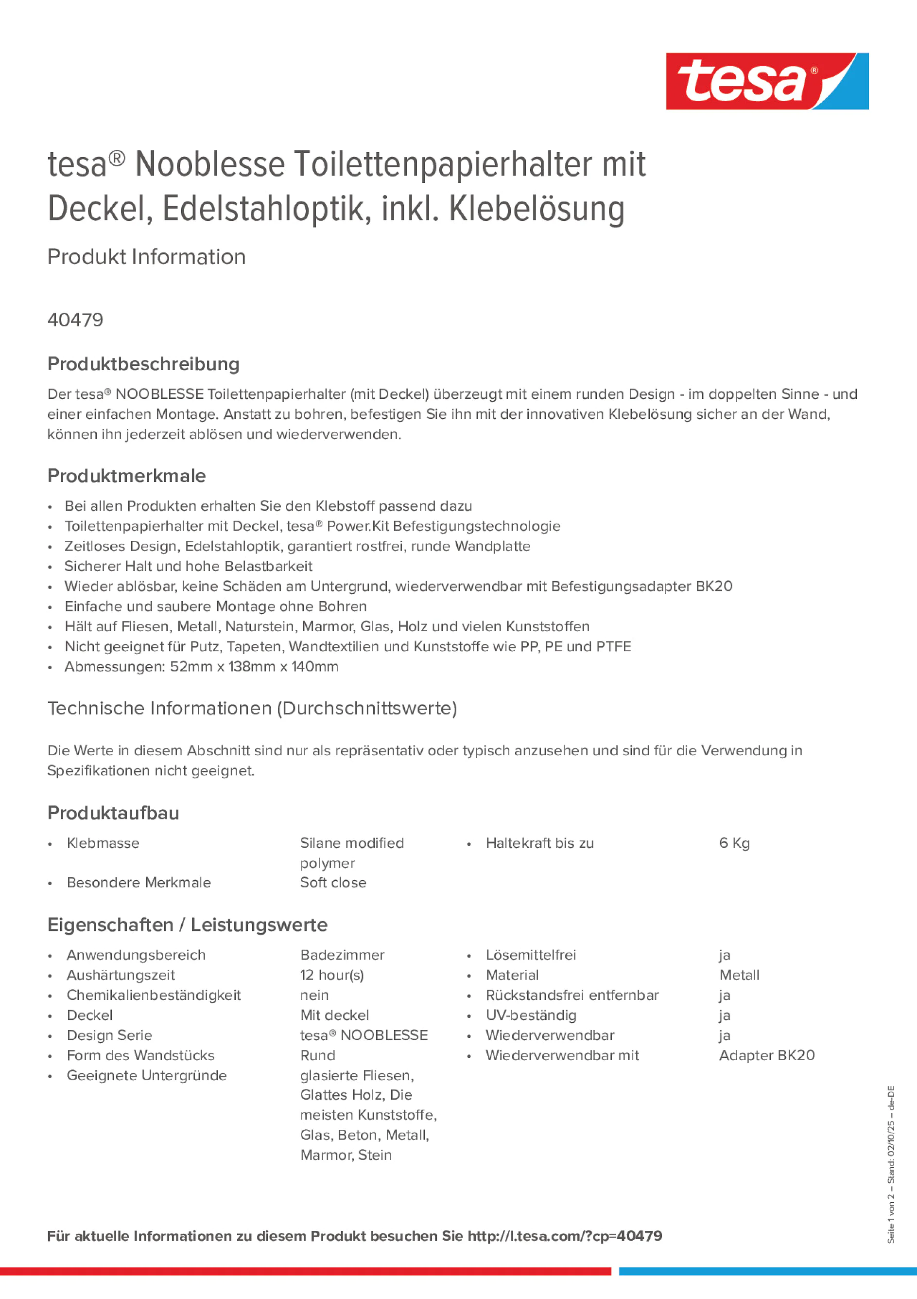 Product information_tesa® 40479_de-DE