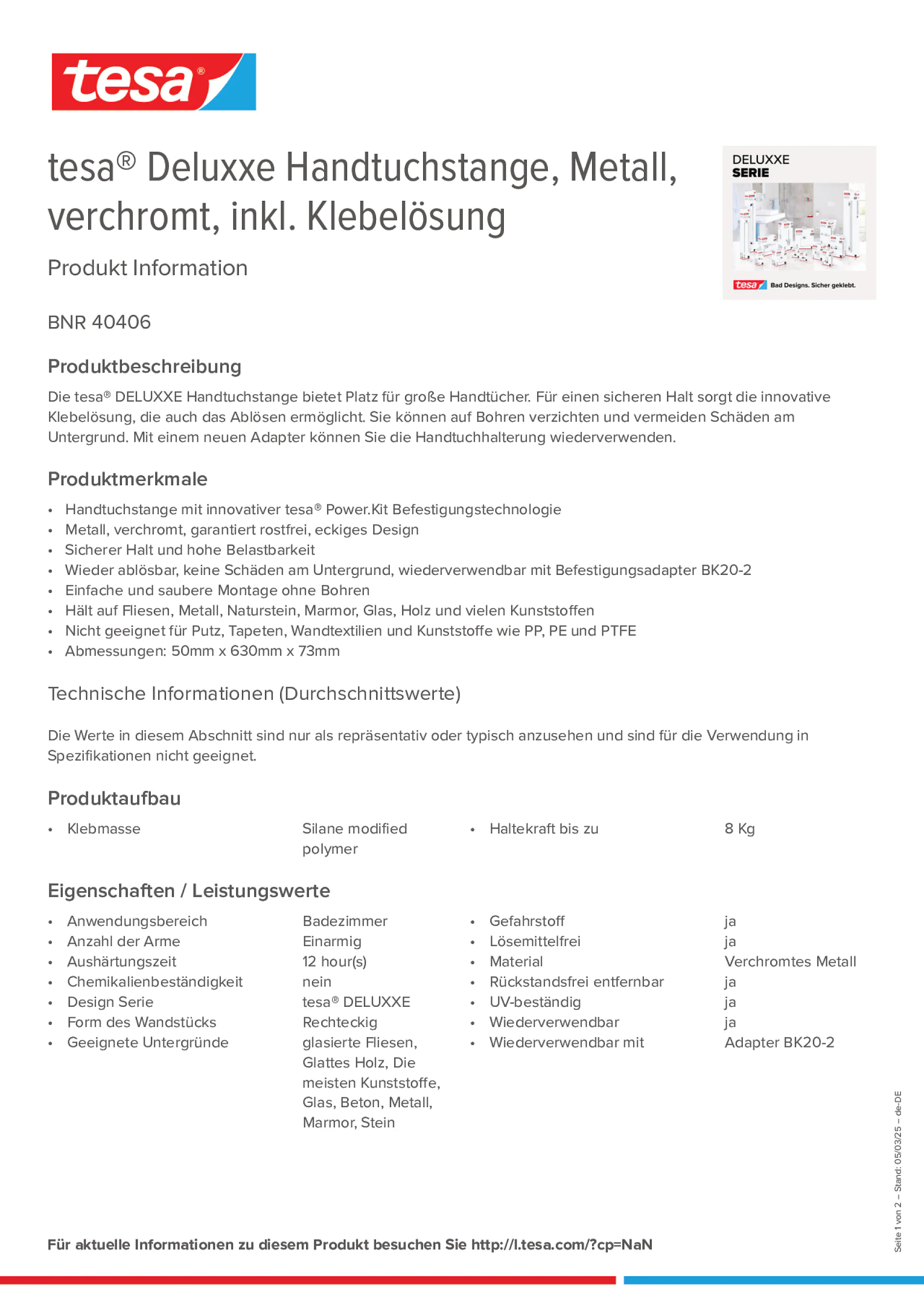 Product information_tesa® 40406_de-DE
