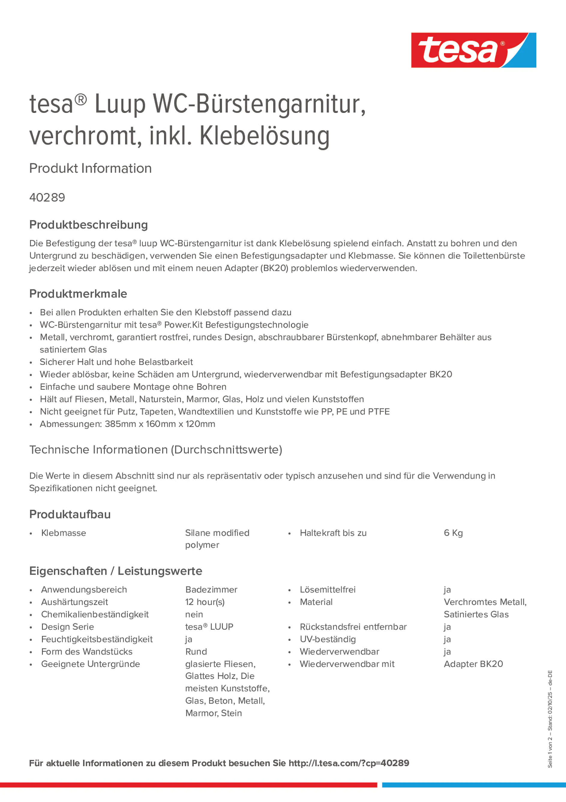 Product information_tesa® 40289_de-DE
