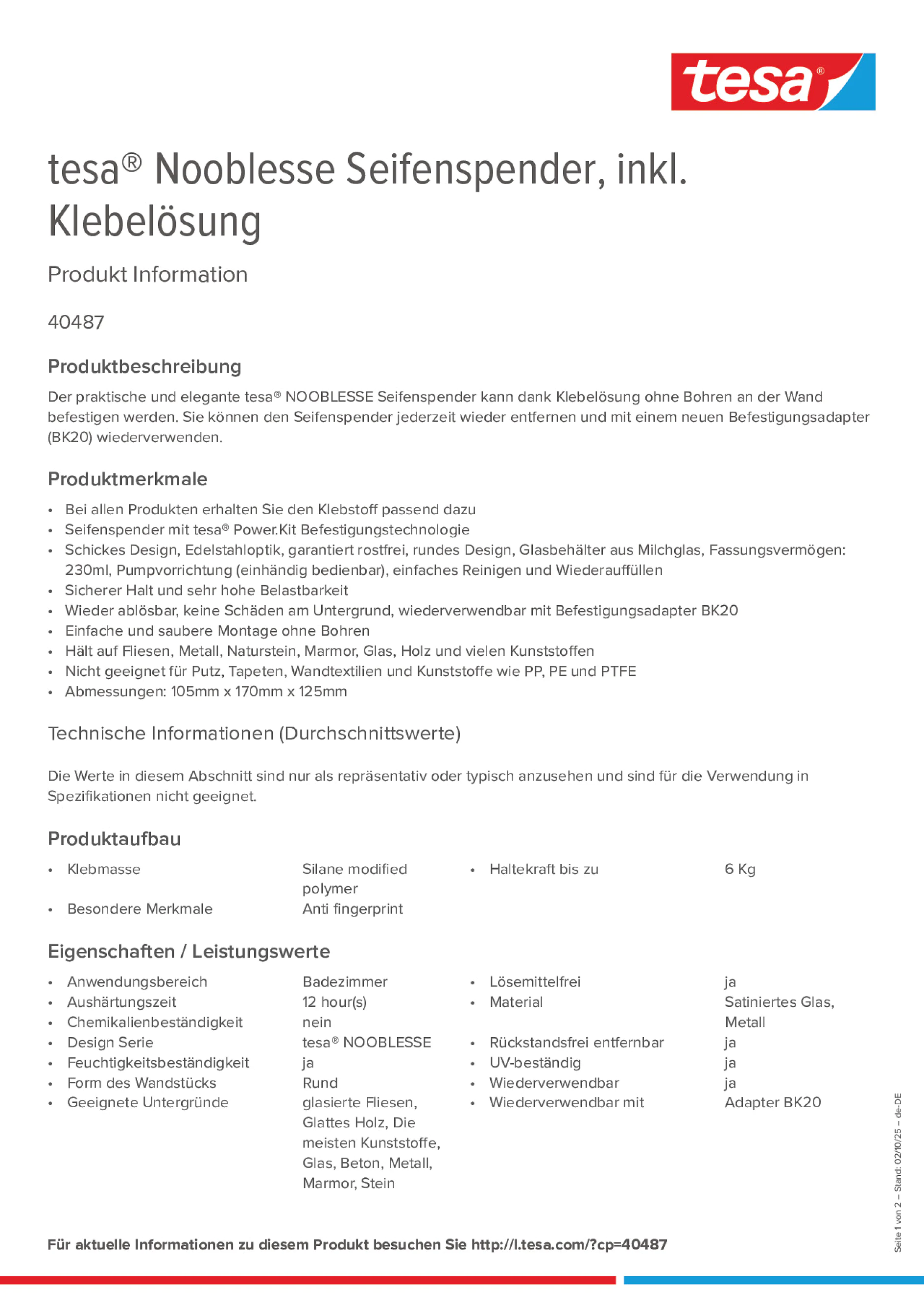 Product information_tesa® 40487_de-DE