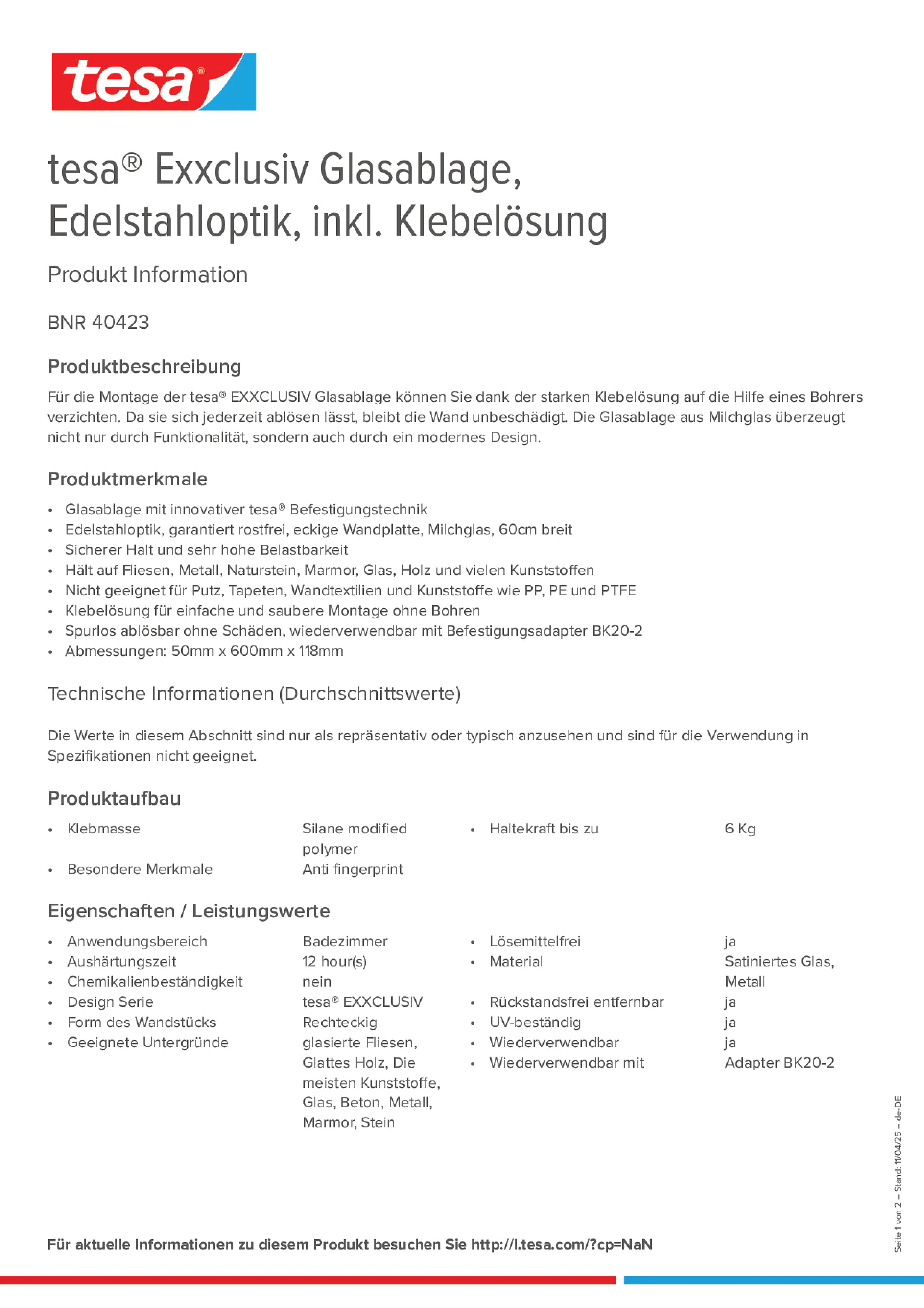 Product information_tesa® 40423_de-DE