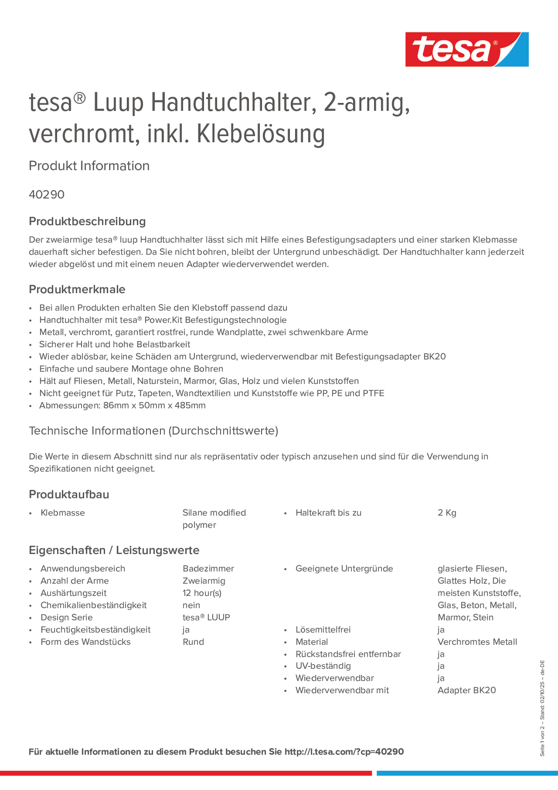 Product information_tesa® 40290_de-DE