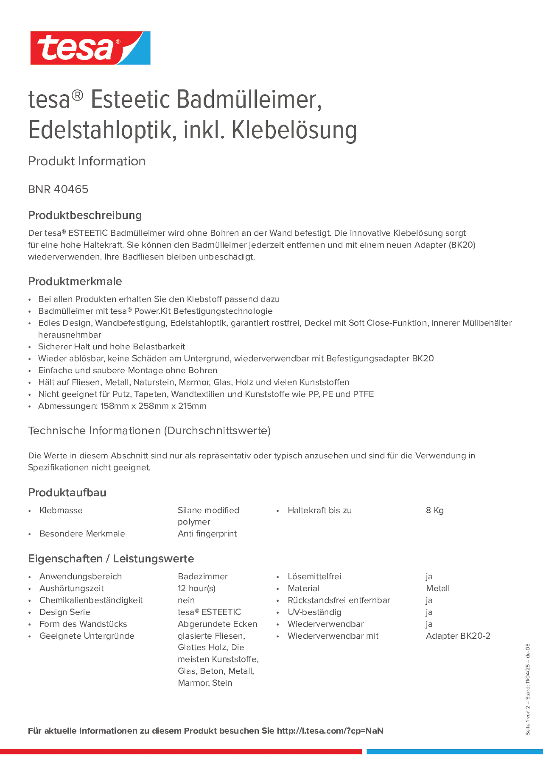Product information_tesa® 40465_de-DE