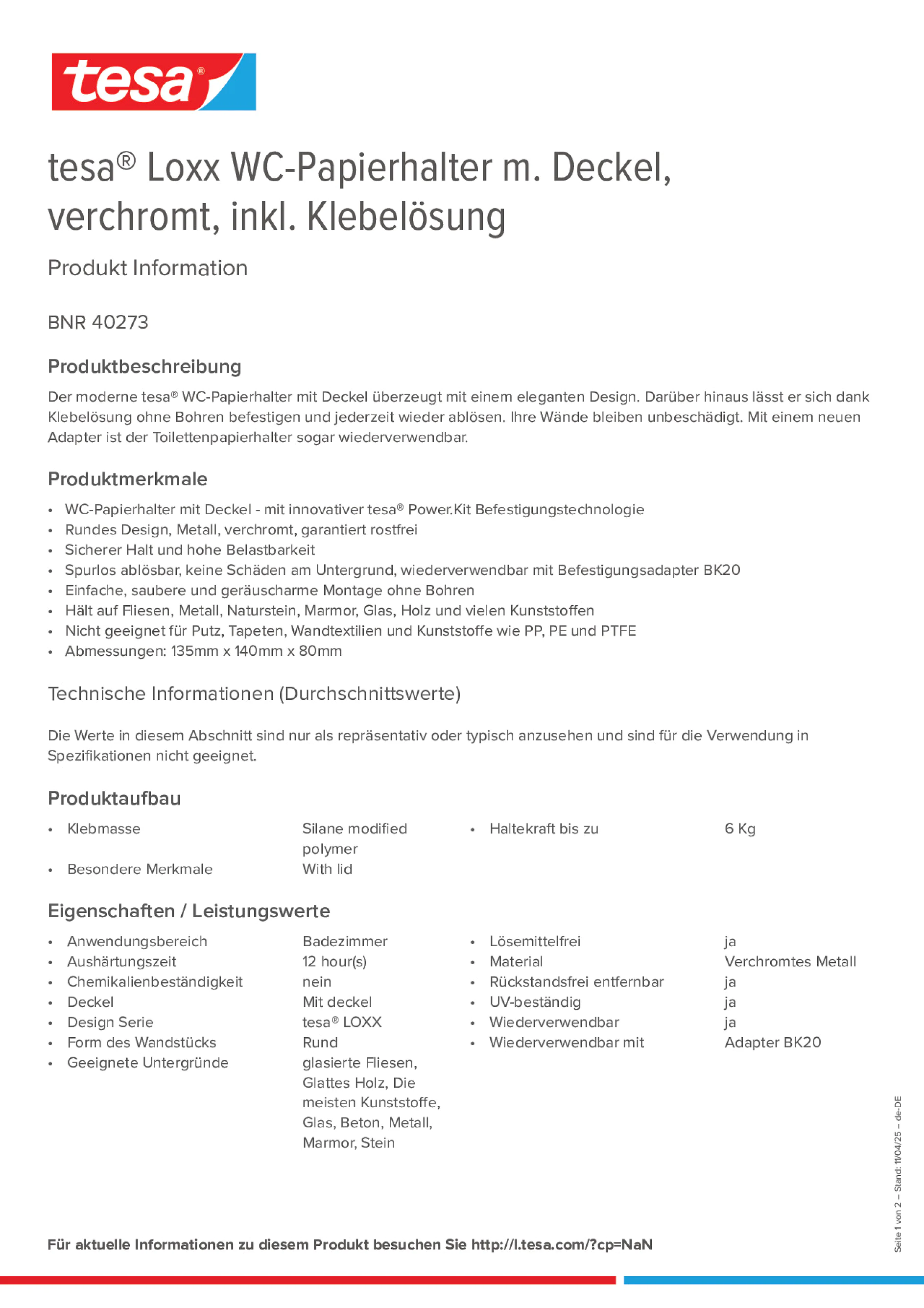 Product information_tesa® 40273_de-DE