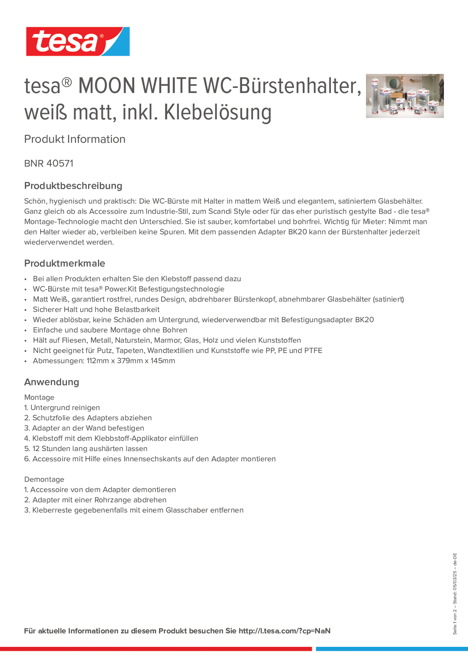 Product information_tesa® 40571_de-DE