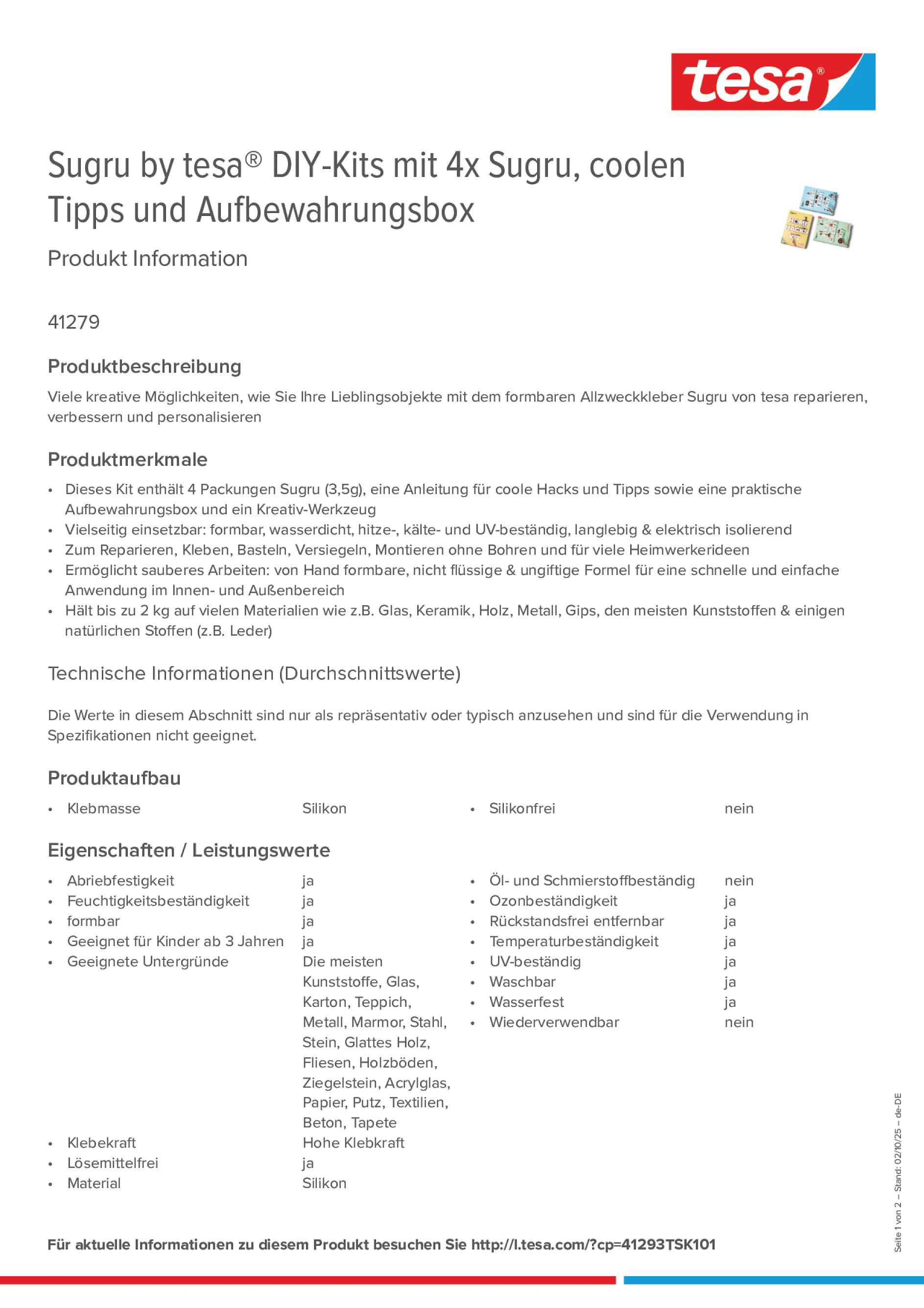 Product information_Sugru by tesa® 41279_de-DE