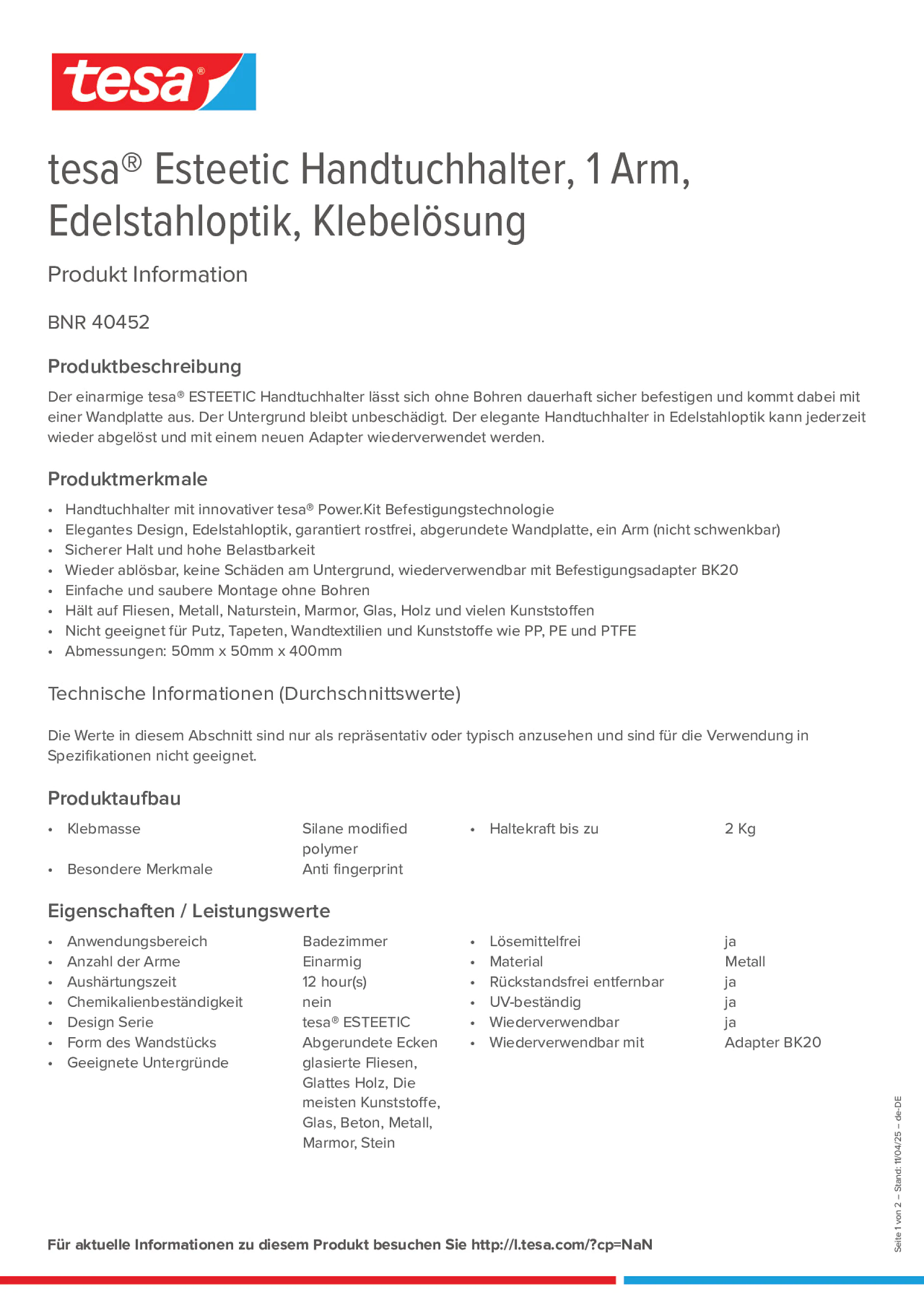 Product information_tesa® 40452_de-DE