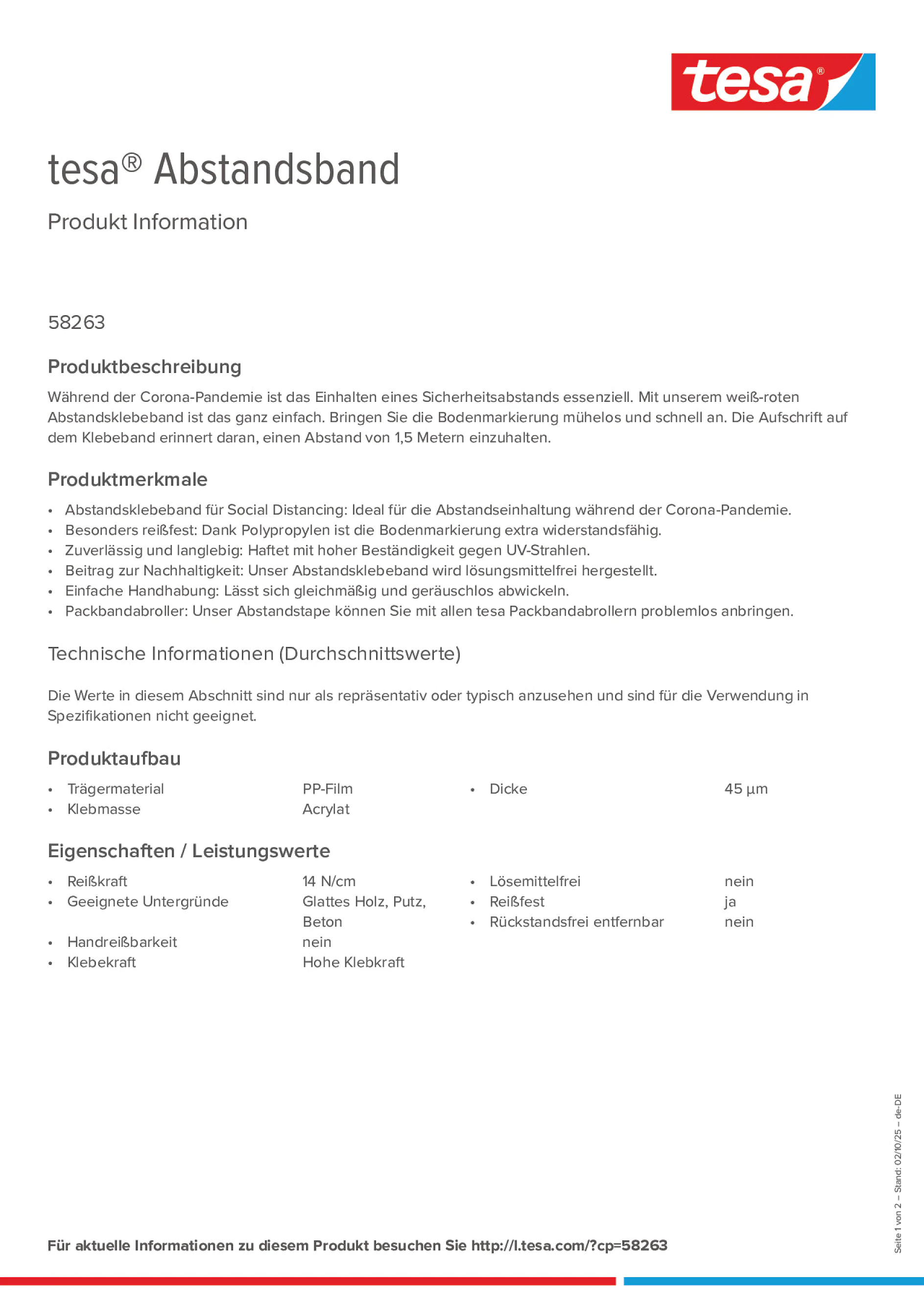 Product information_tesa® 58263_de-DE