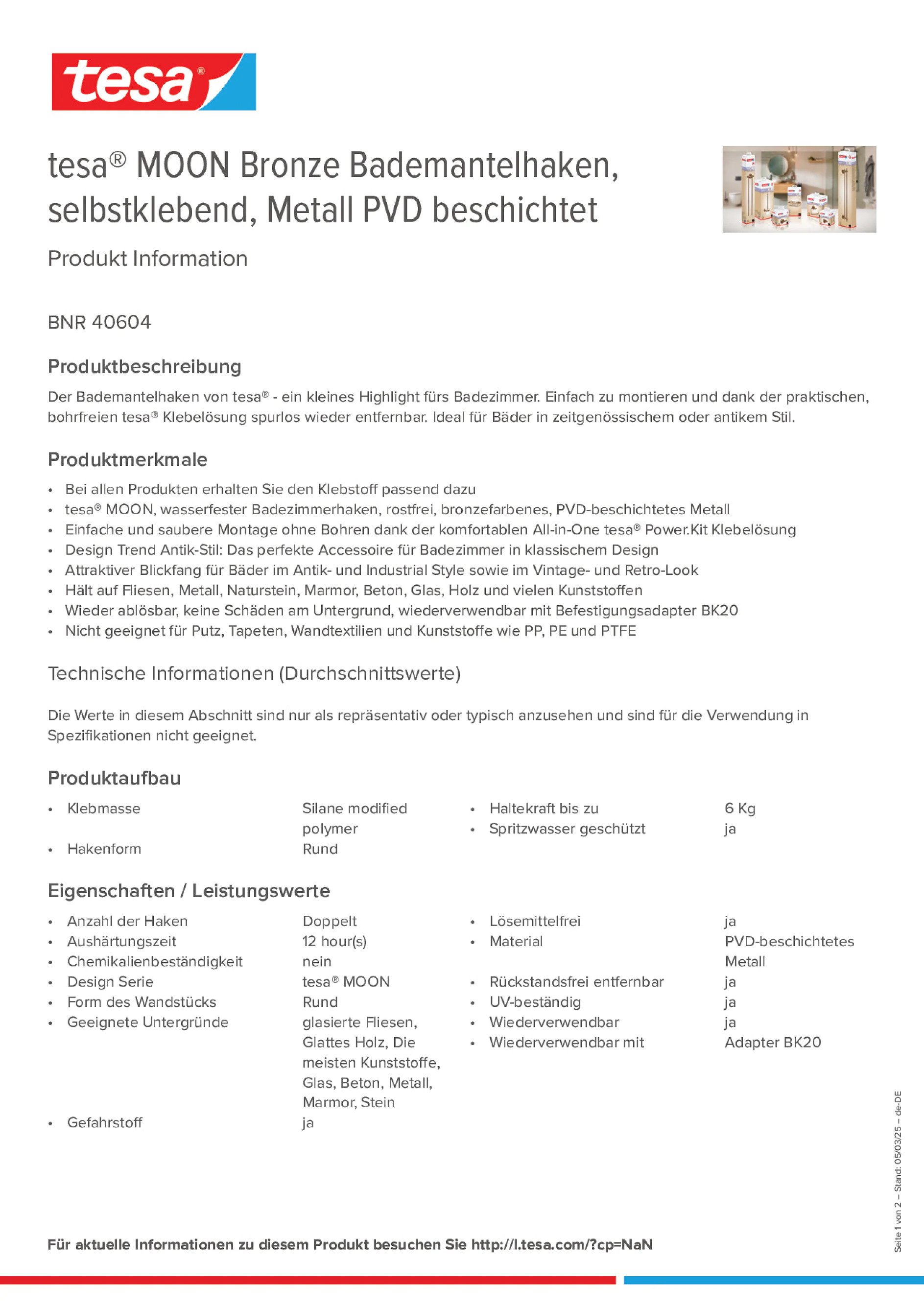 Product information_tesa® 40604_de-DE
