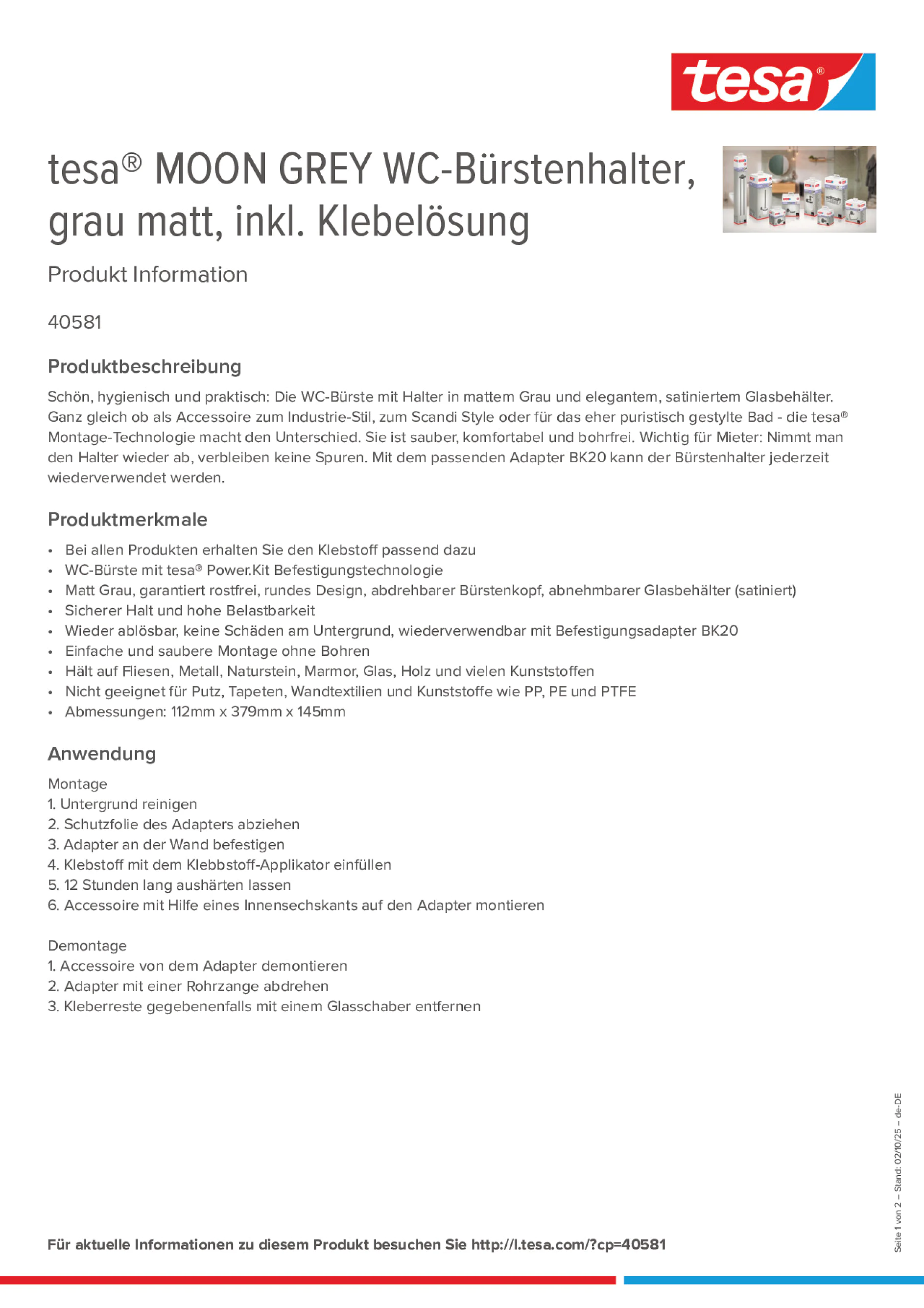 Product information_tesa® 40581_de-DE