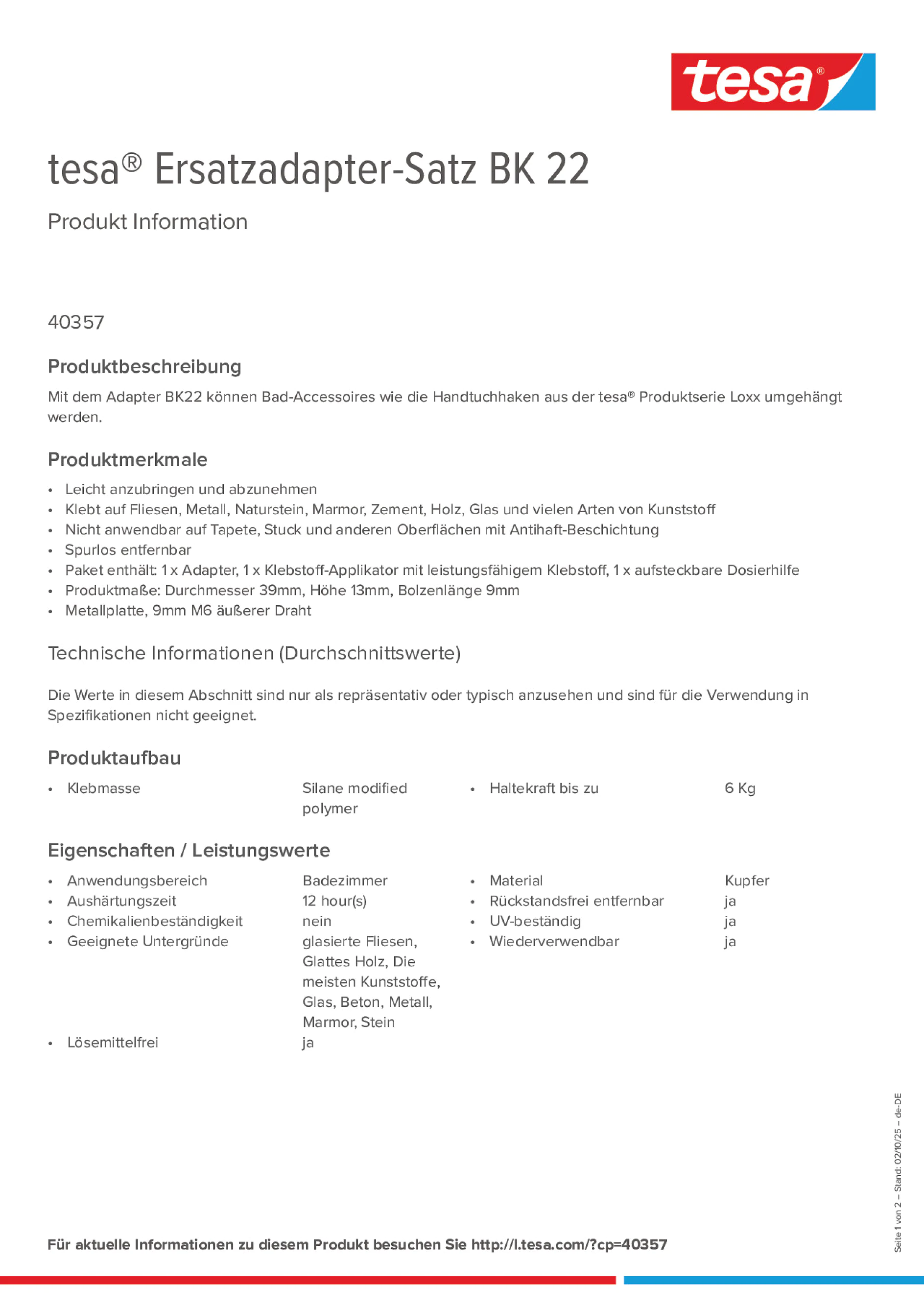 Product information_tesa® 40357_de-DE